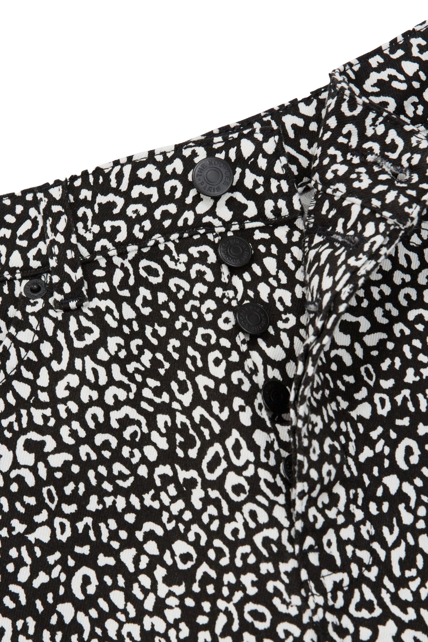 JEAN SLIM PUNK LEOPARD BLACK 6