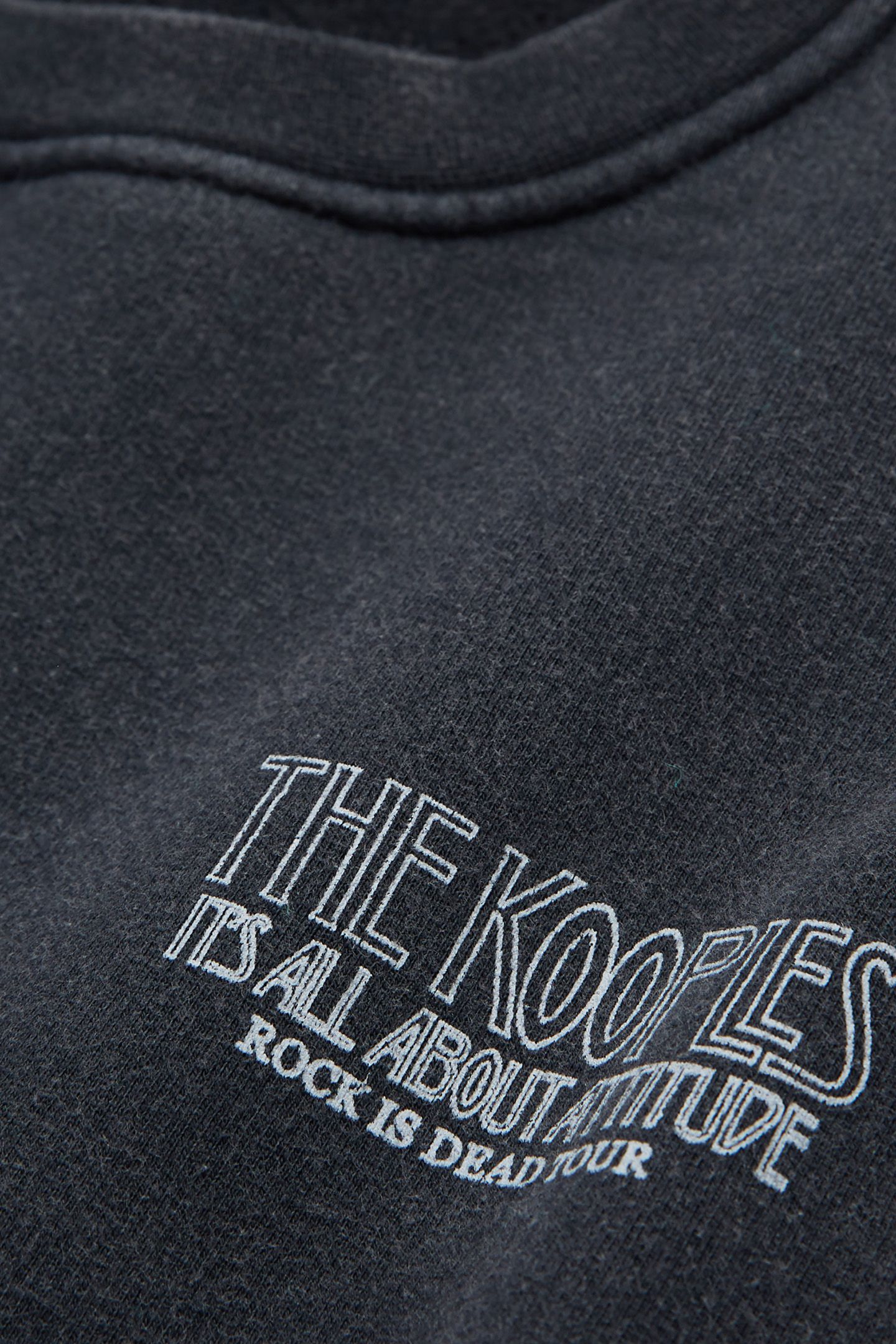 SWEAT COL ROND SKULL BLACK WASHED 3