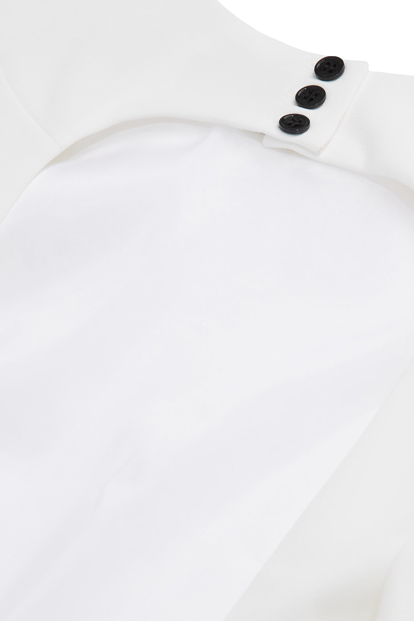 LONG-SLEEVED DRESS WITH FRILLS WHITE 7
