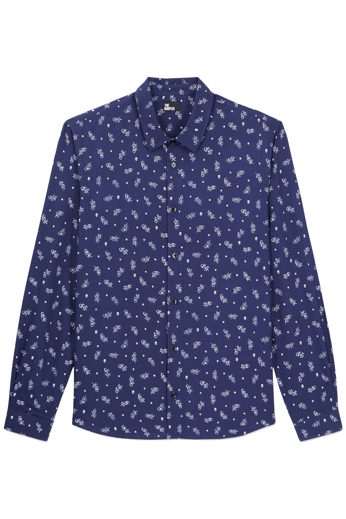 LONG SLEEVE SHIRT WHITE/NAVY 4