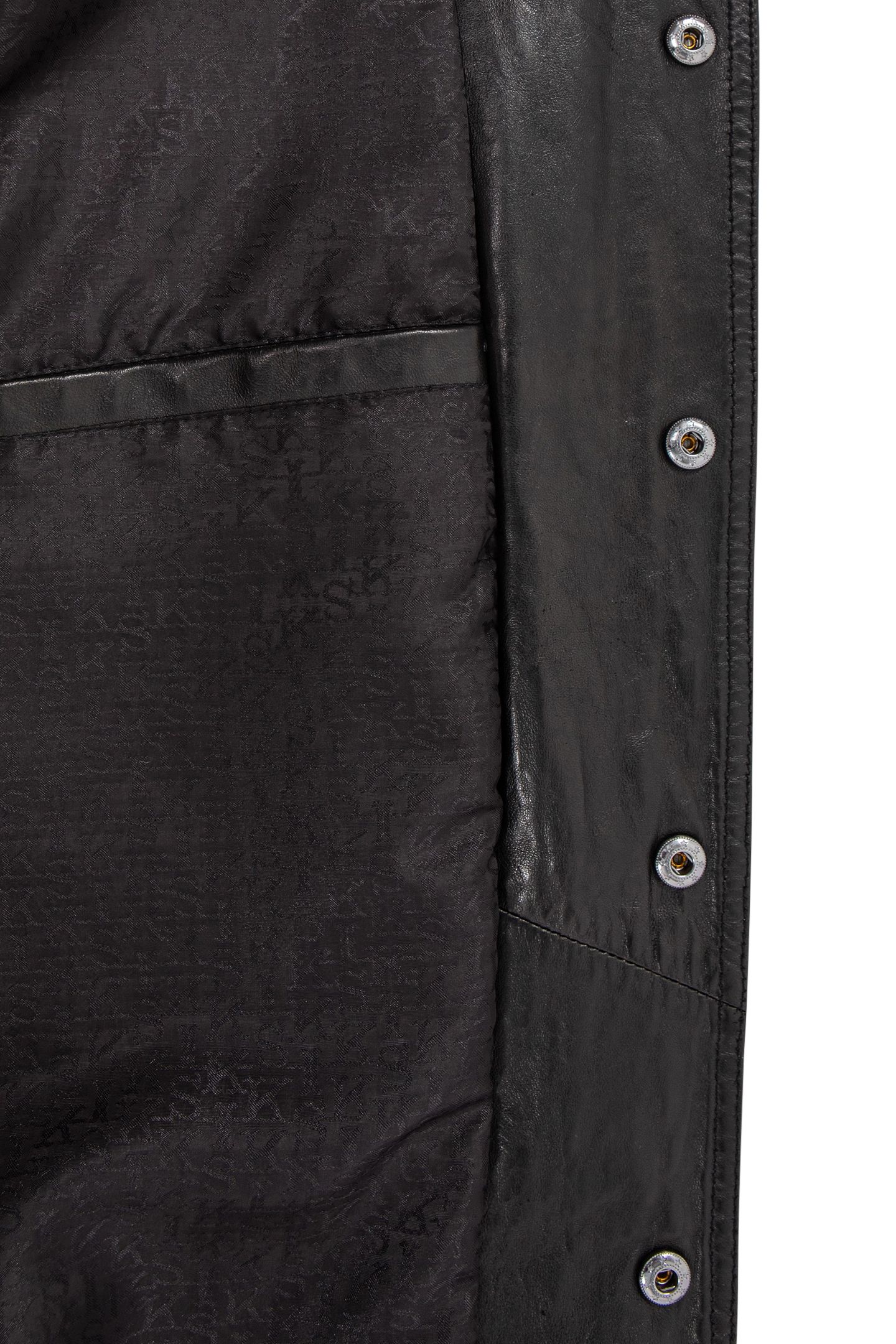 BLACK LEATHER OVERSHIRT JACKET 9