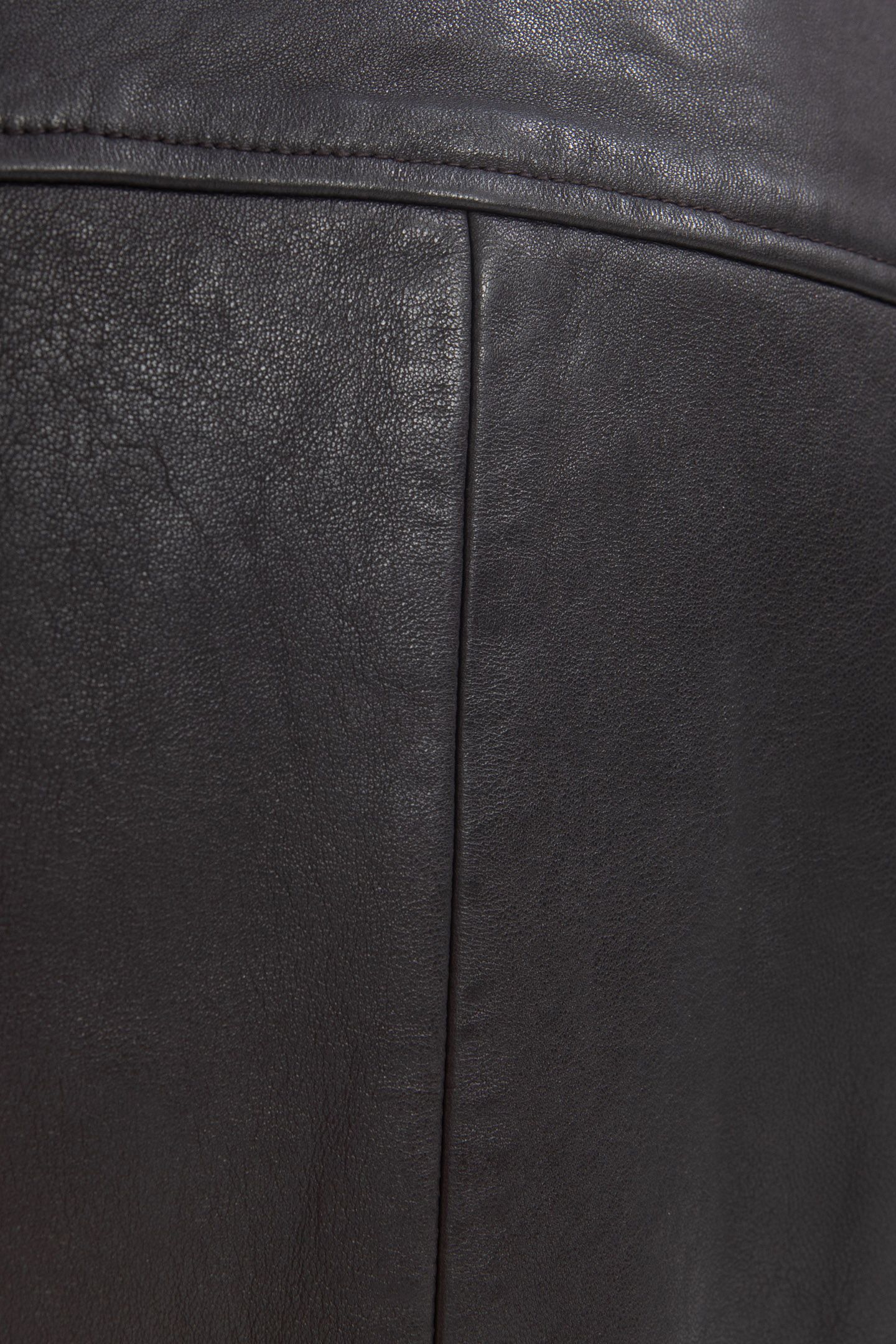 BLACK COFFEE CERTIFIED LEATHER AVIATOR JACKET 7