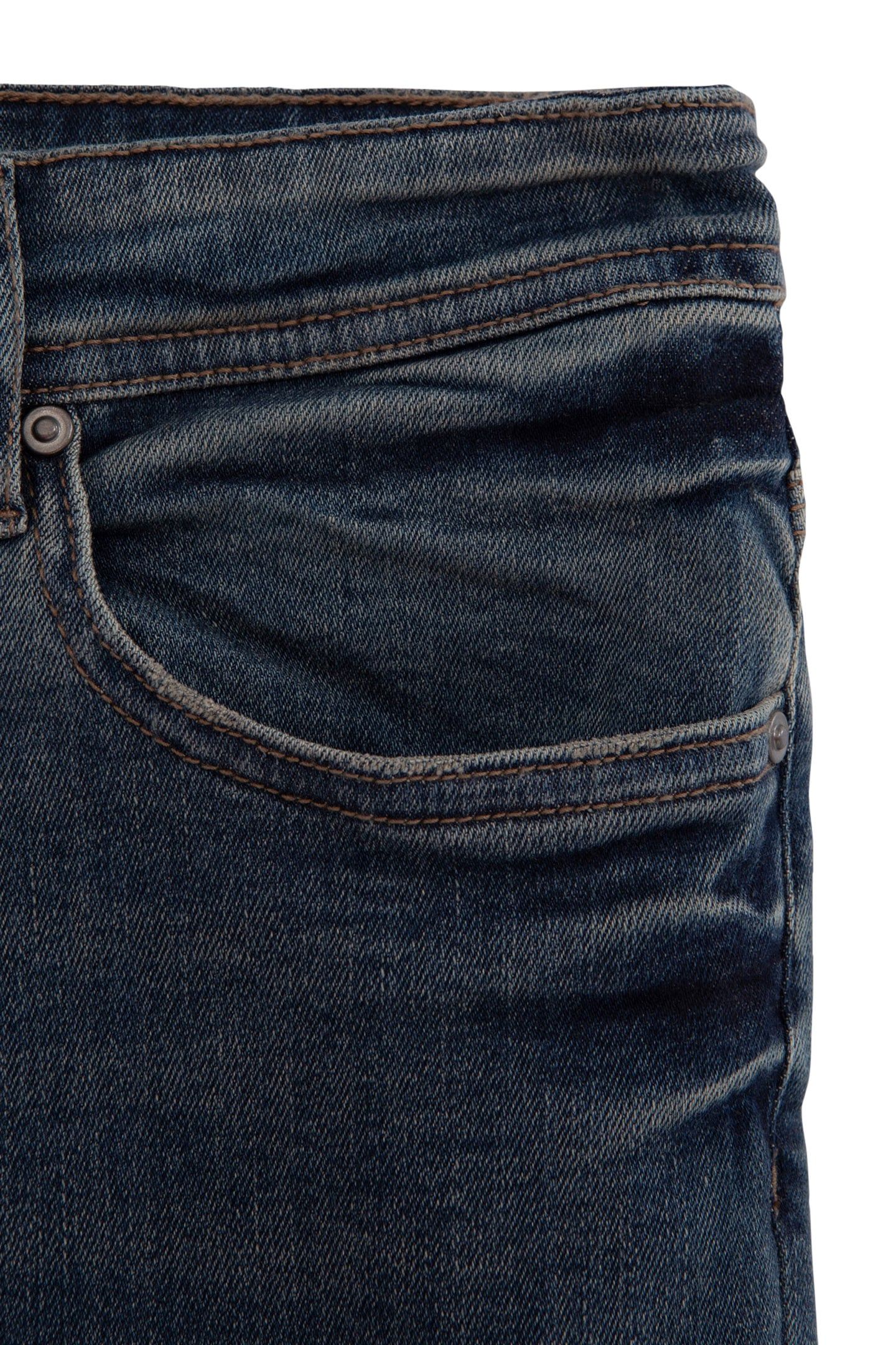 STEEL WATERLESS DIRTY FADED SLIM JEANS 7