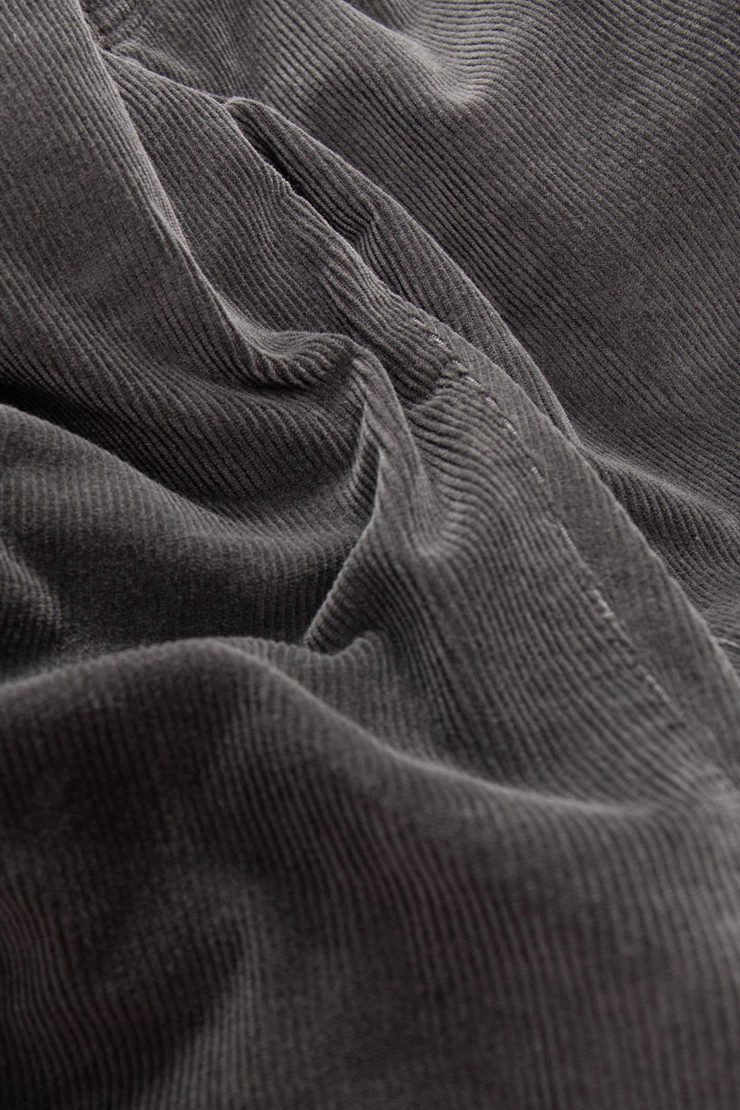 SLIM BITUMEN CORDUROY PANTS 6
