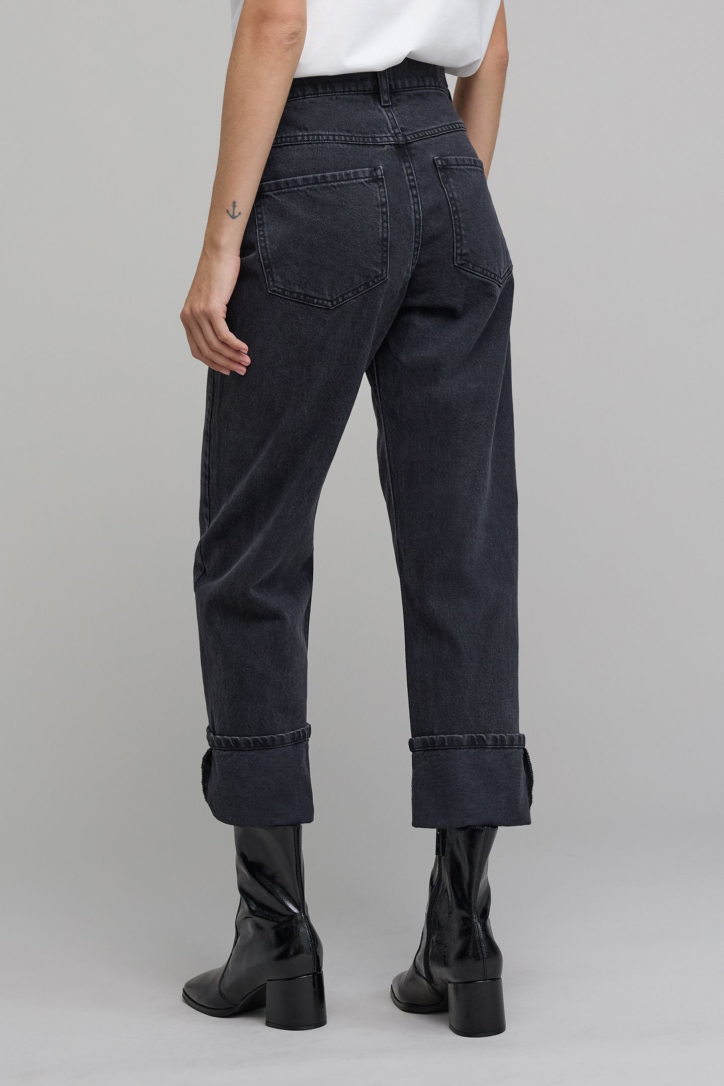ANTHRACITE MAXI BOYFRIEND JEANS 2
