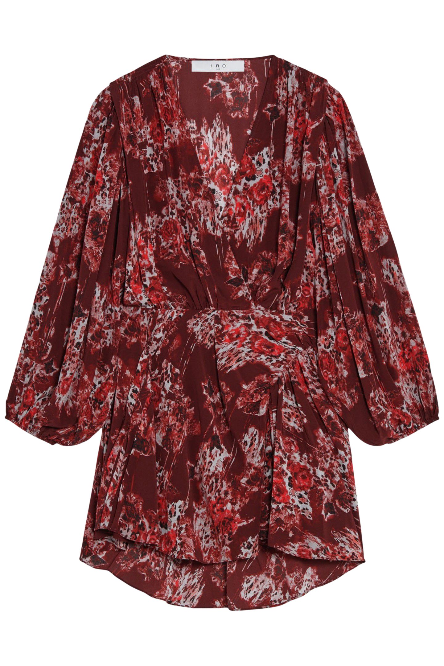 AZULA DRESS MULTICO BURGUNDY 4