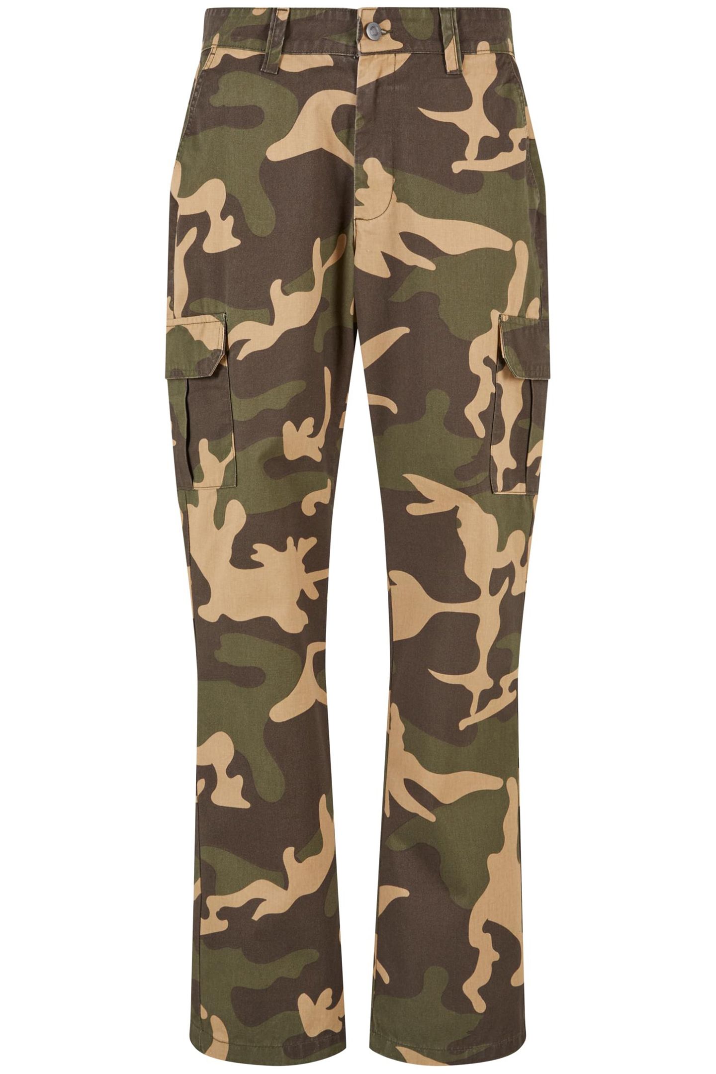 STRAIGHT LEG CARGO PANTS SIMPLE WOOD CAMO 1
