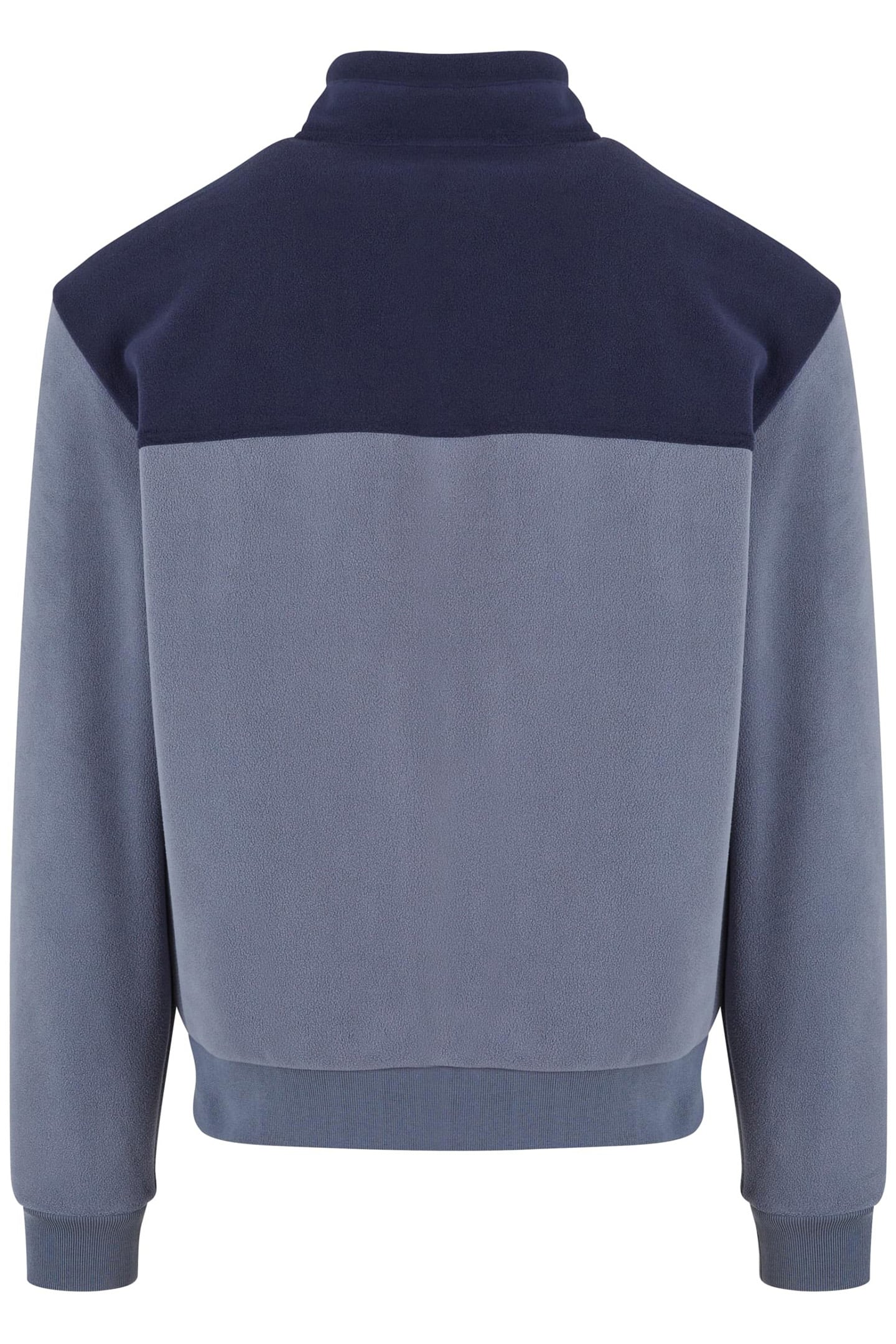 COLOUR BLOCK POLAR FLEECE JACKET NAVY/CLOUD SKY 2