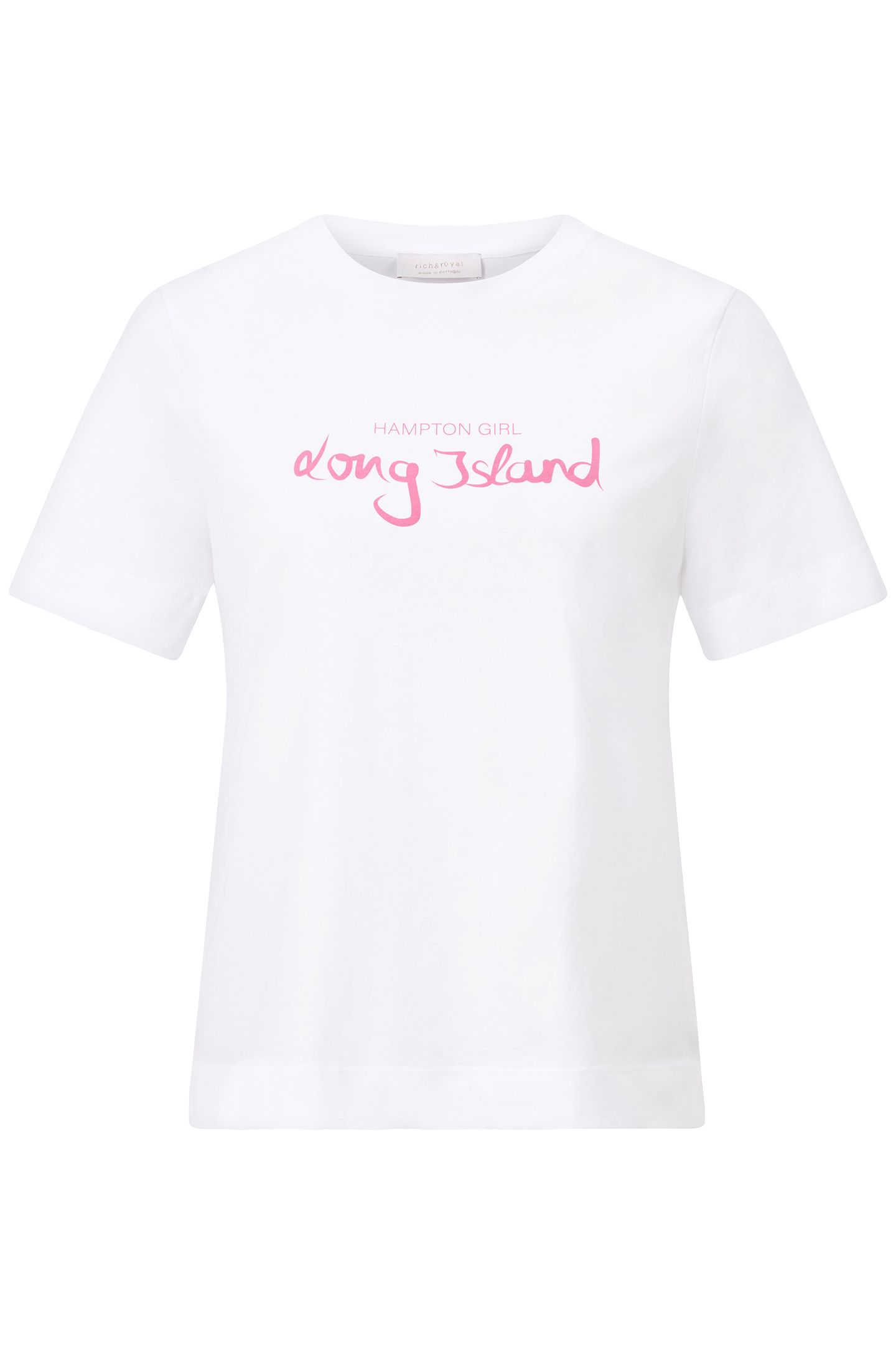 EASY FIT T-SHIRT LONG ISLAND ORGANIC WHITE 4