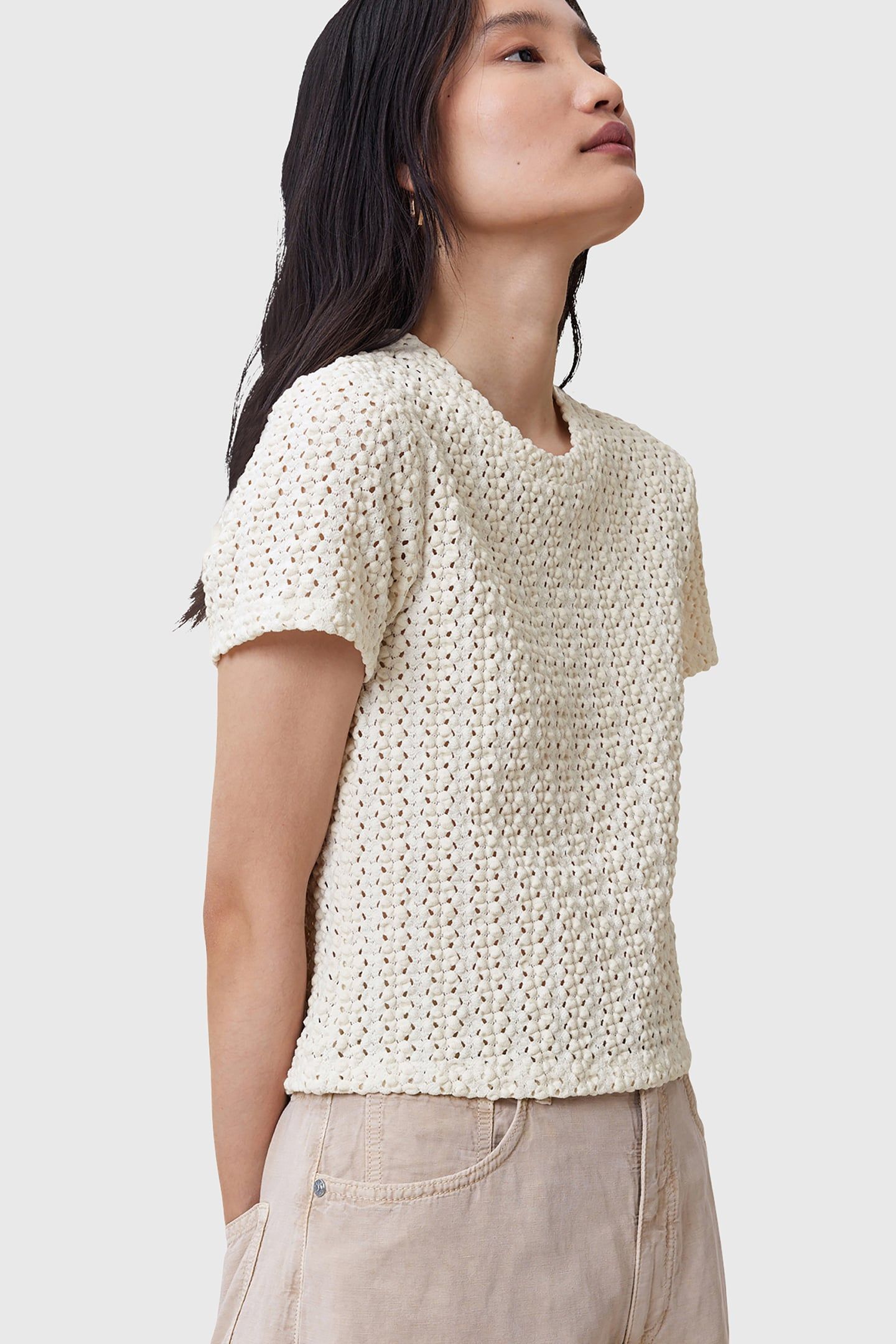 KARMA STEVIE TEE CHALK WHITE 3