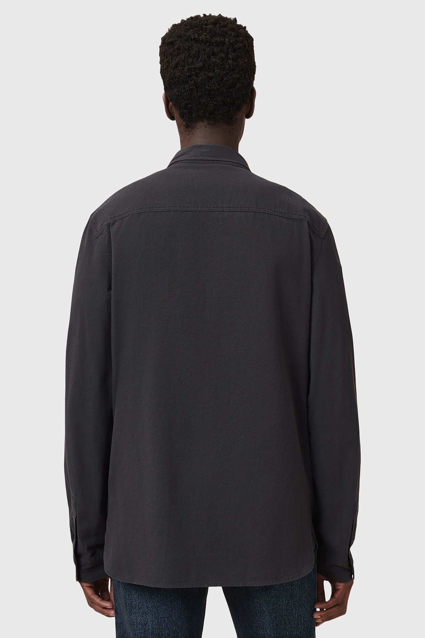 LOVELL LS SHIRT WASHED BLACK 2