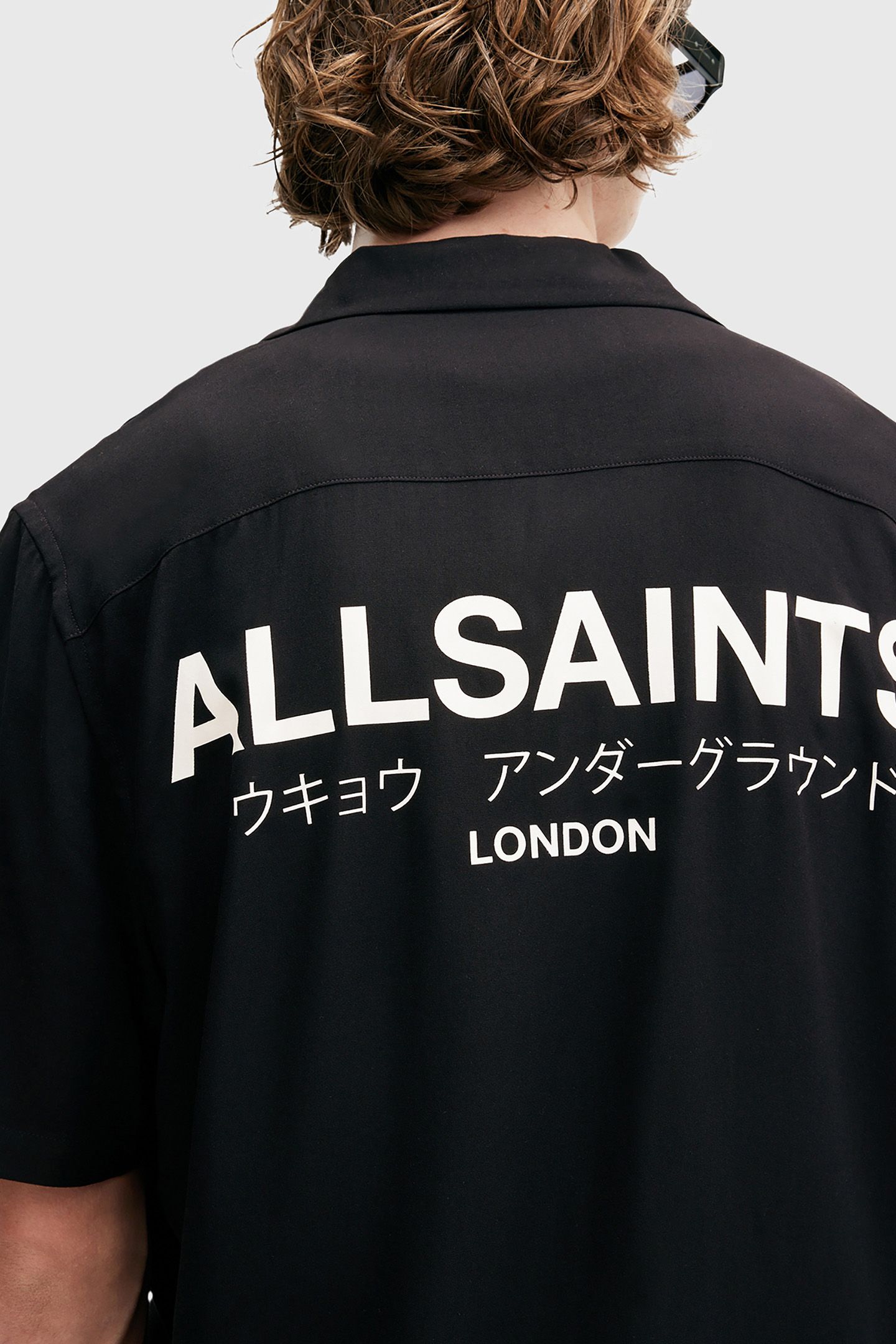 UNDERGROUND SS SHIRT JET BLACK/ECRU 7