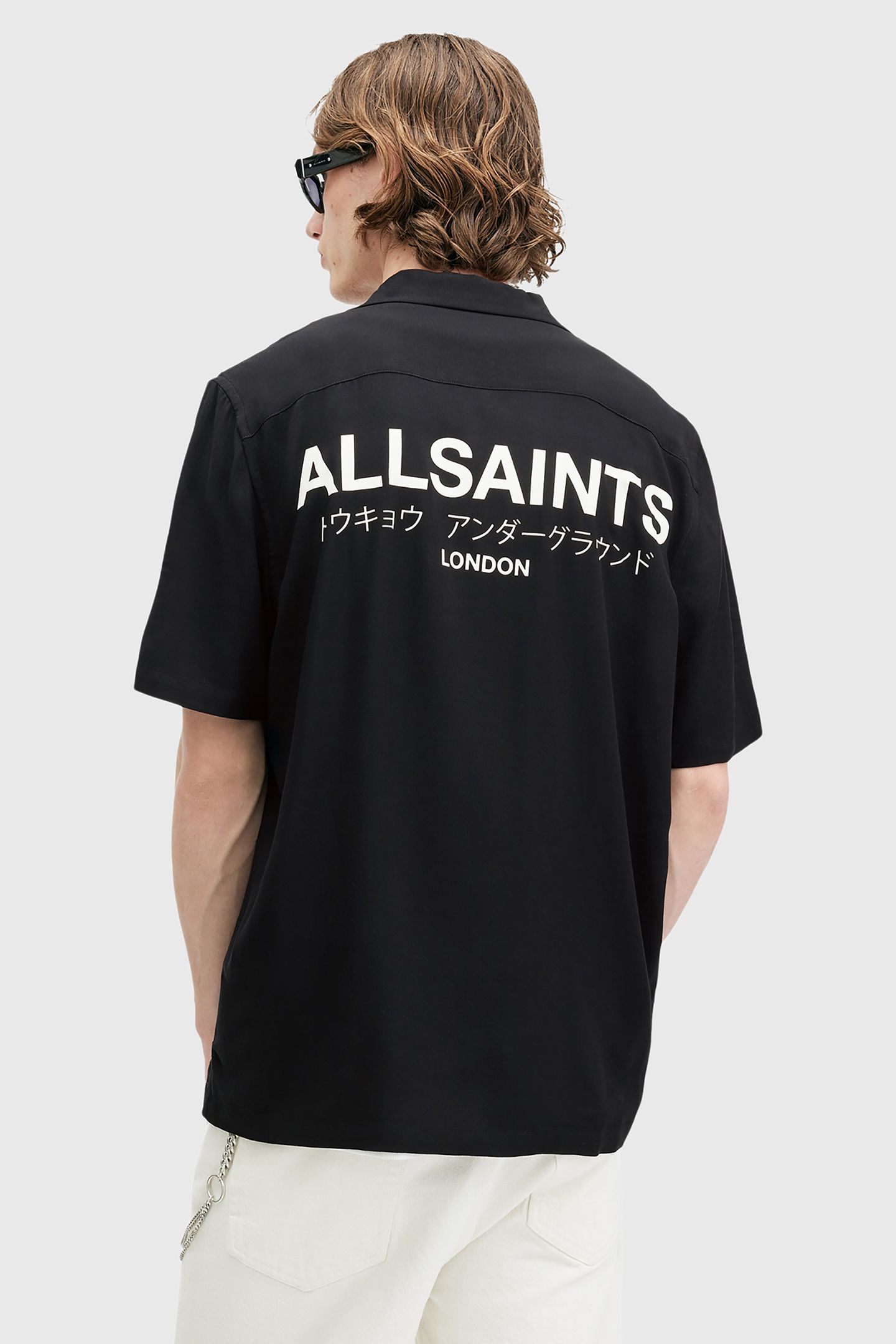 UNDERGROUND SS SHIRT JET BLACK/ECRU 2