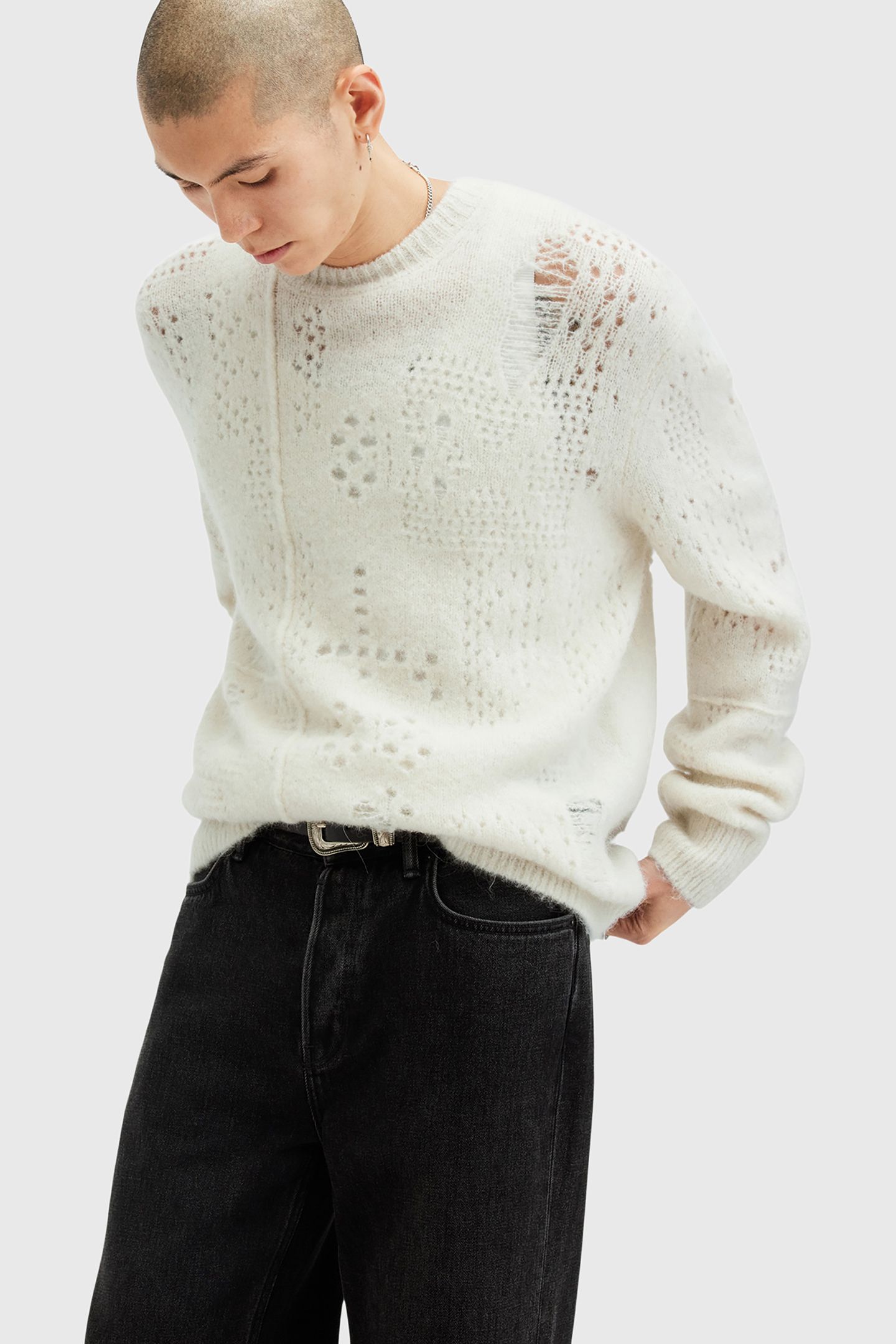 HADWIN CREW ECRU WHITE 5