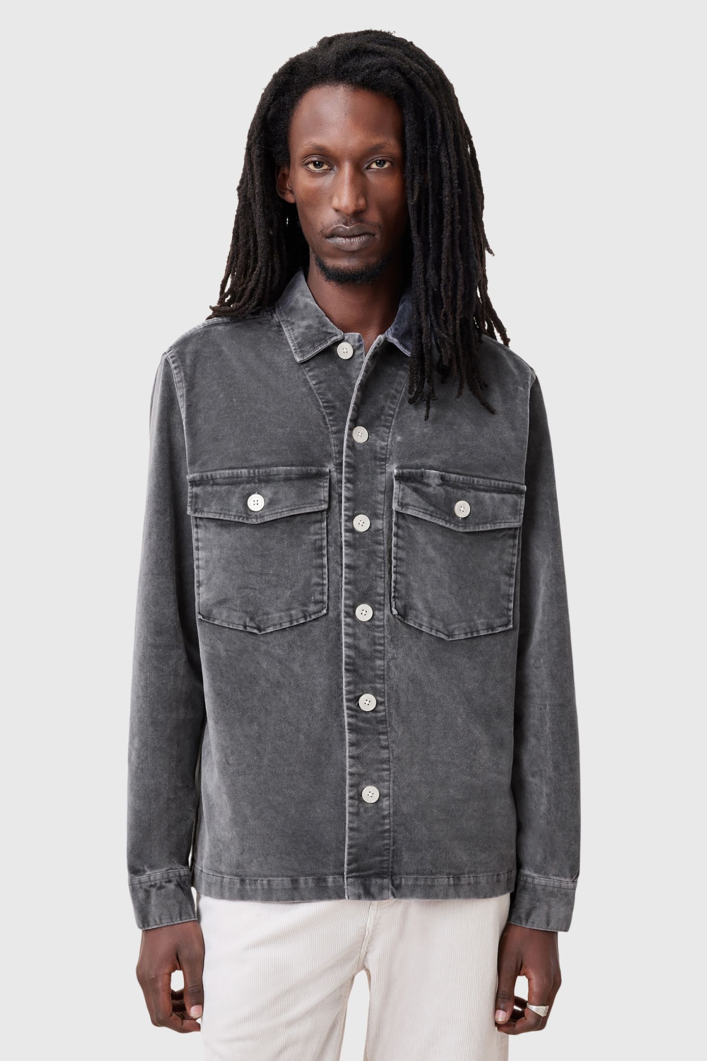 HARRIER LS SHIRT IRON GREY 1