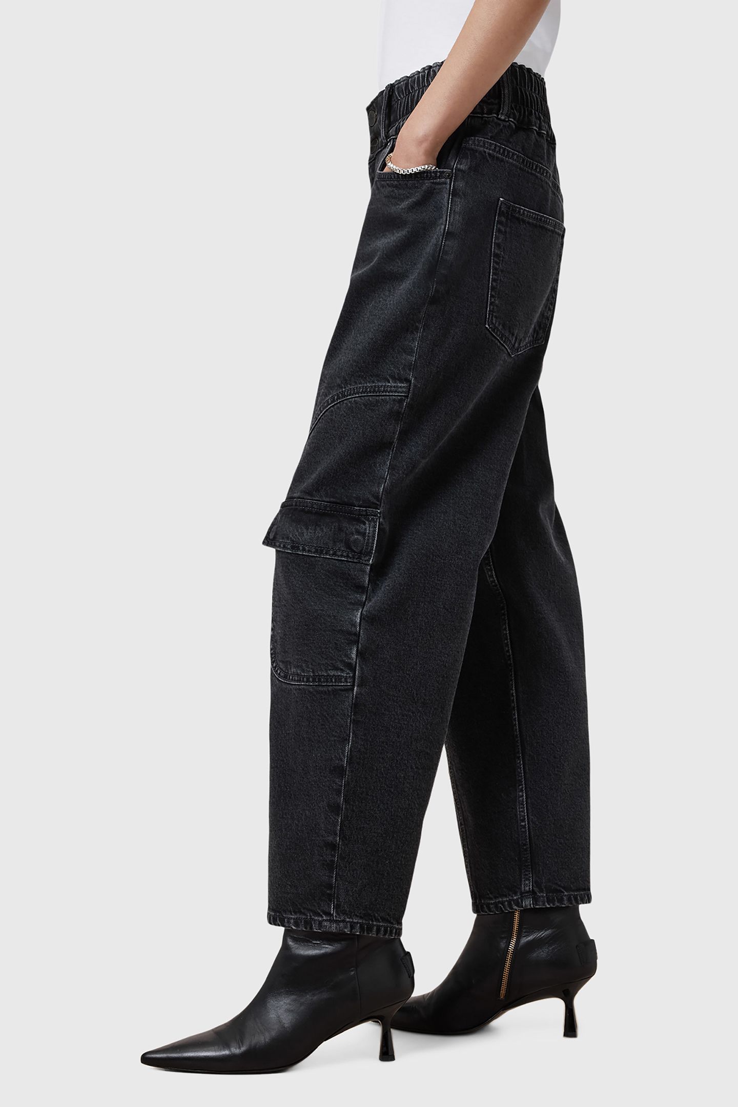 DAISY MAE JEAN WASHED BLACK 7
