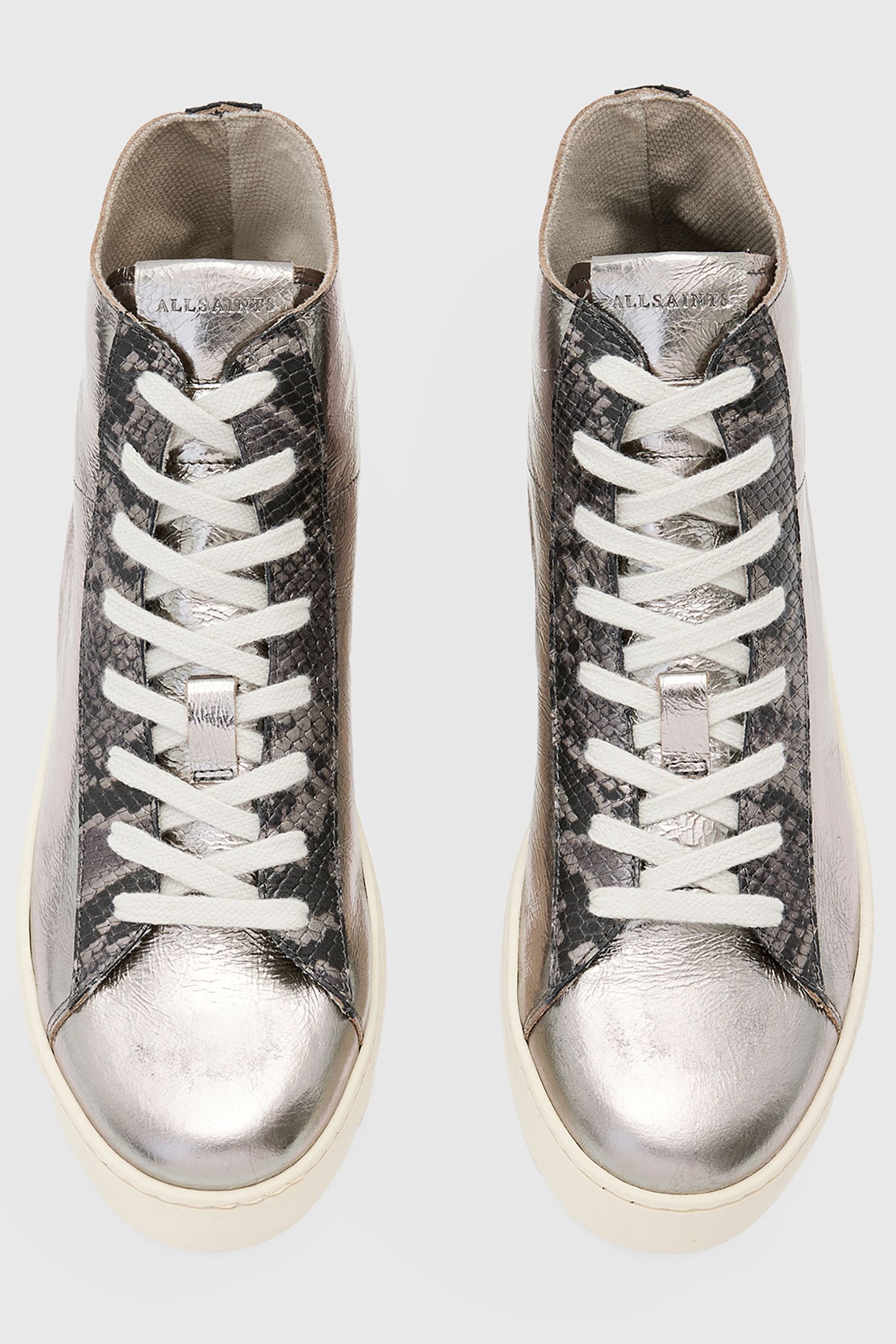 TANA MET HIGH TOP SILVER/GUNMETAL 4