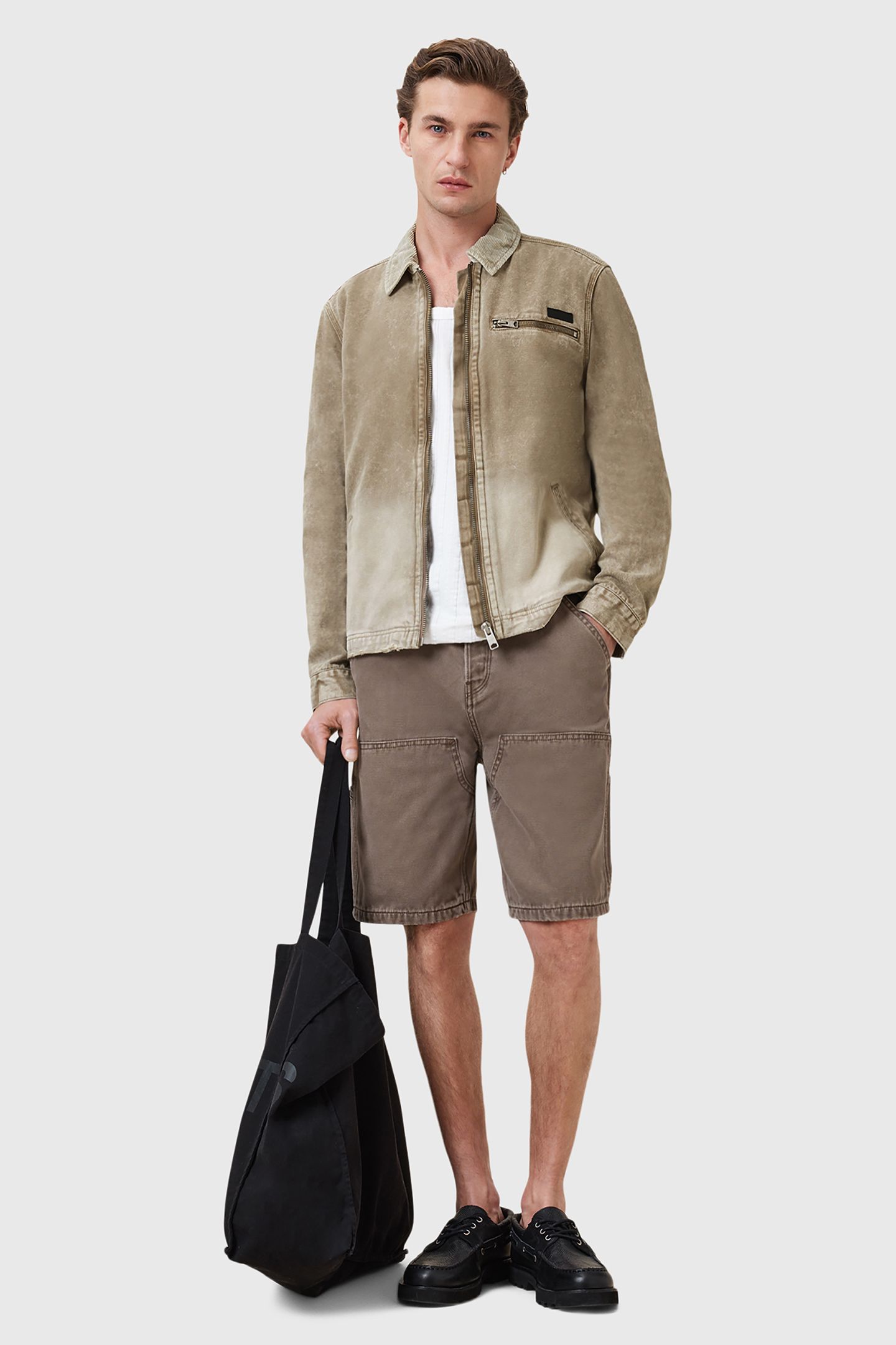 ROTHWELL WASHED JKT MIRE BROWN 5