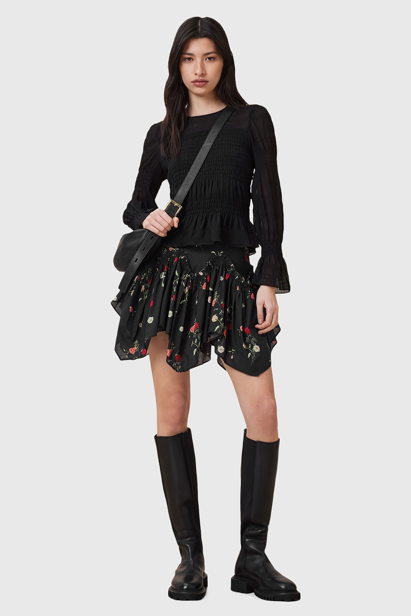 DELILAH SKIRT BRIAR BLACK 6