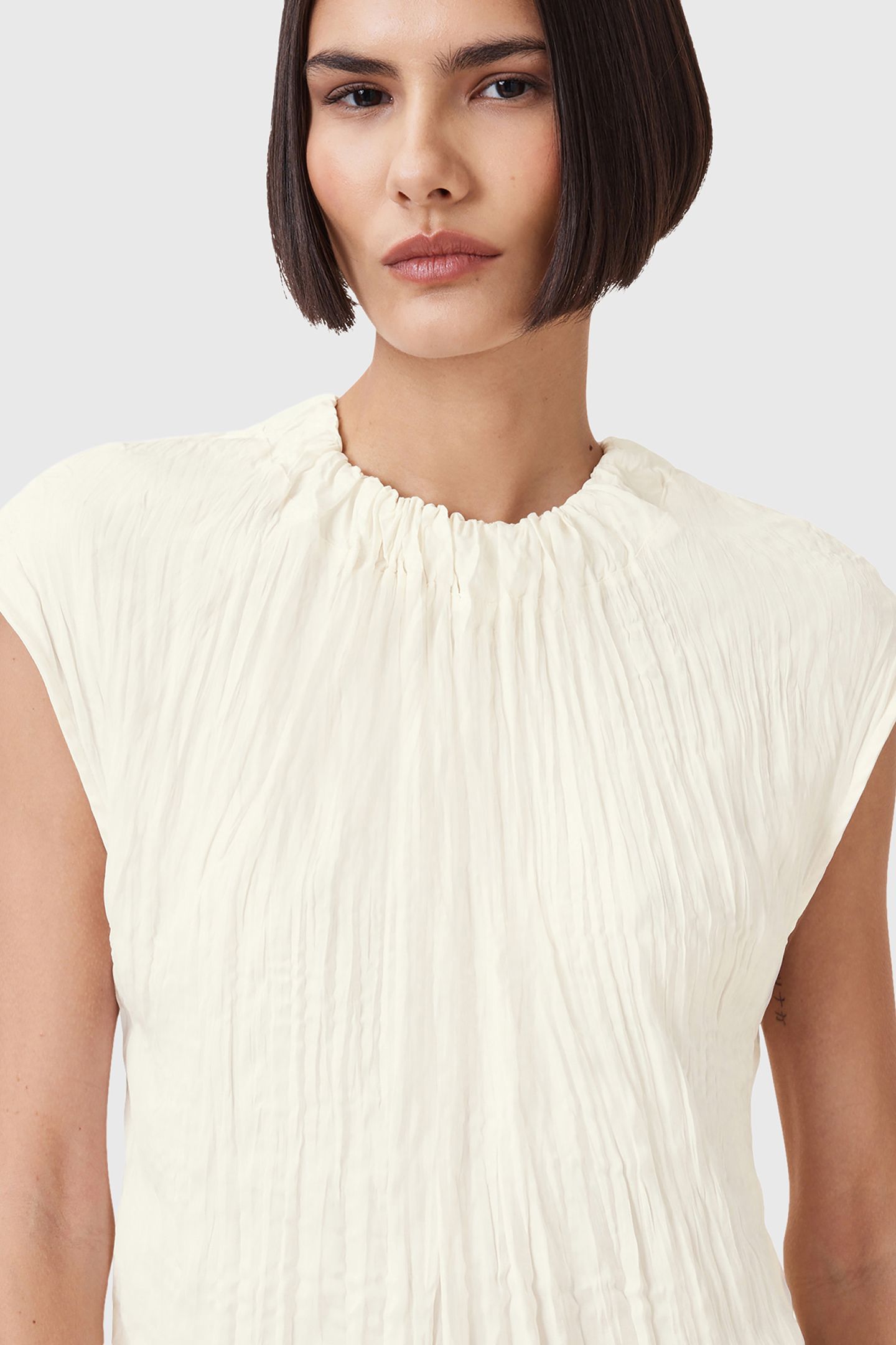 TRISHA CRINKLE TOP GARDENIA CREAM 6