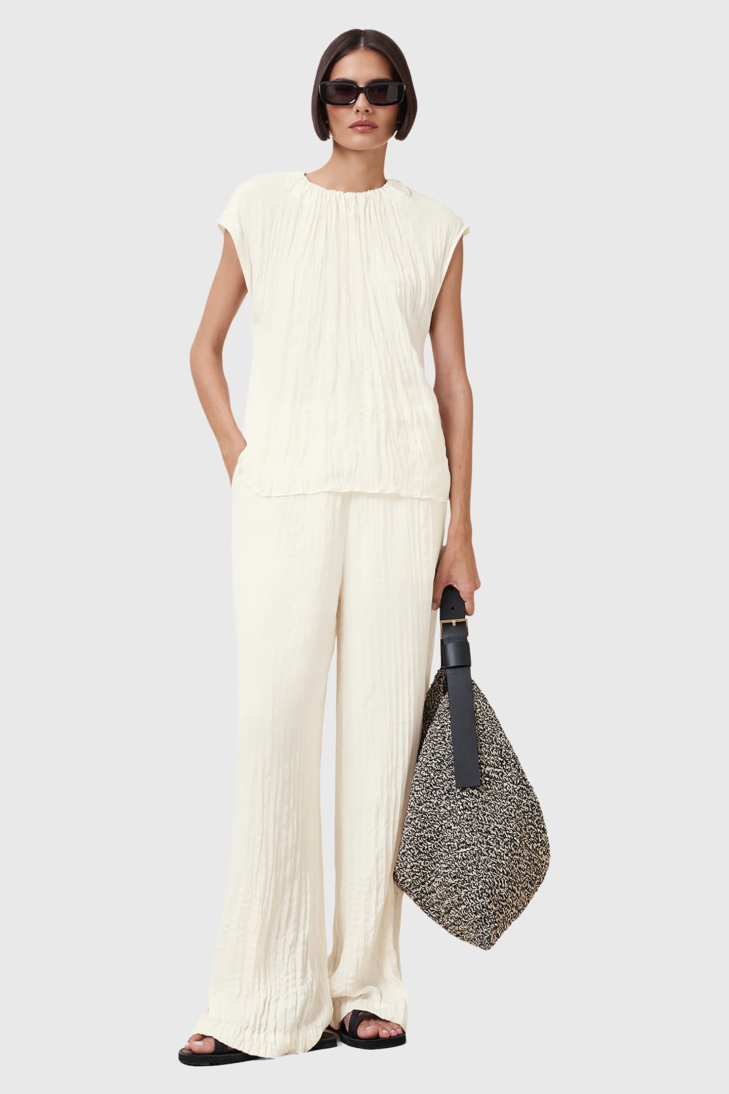 TRISHA CRINKLE TOP GARDENIA CREAM 5