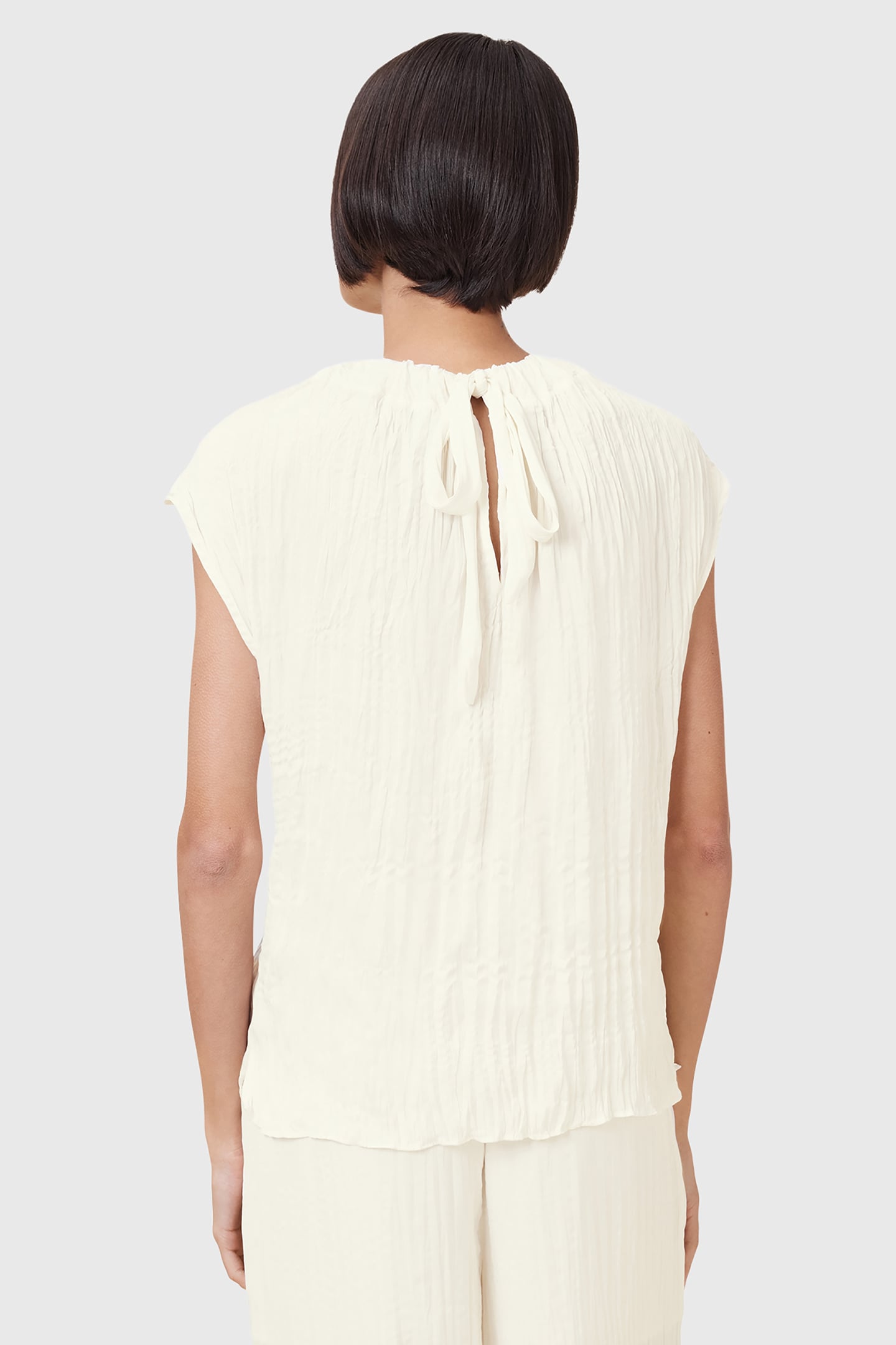 TRISHA CRINKLE TOP GARDENIA CREAM 2