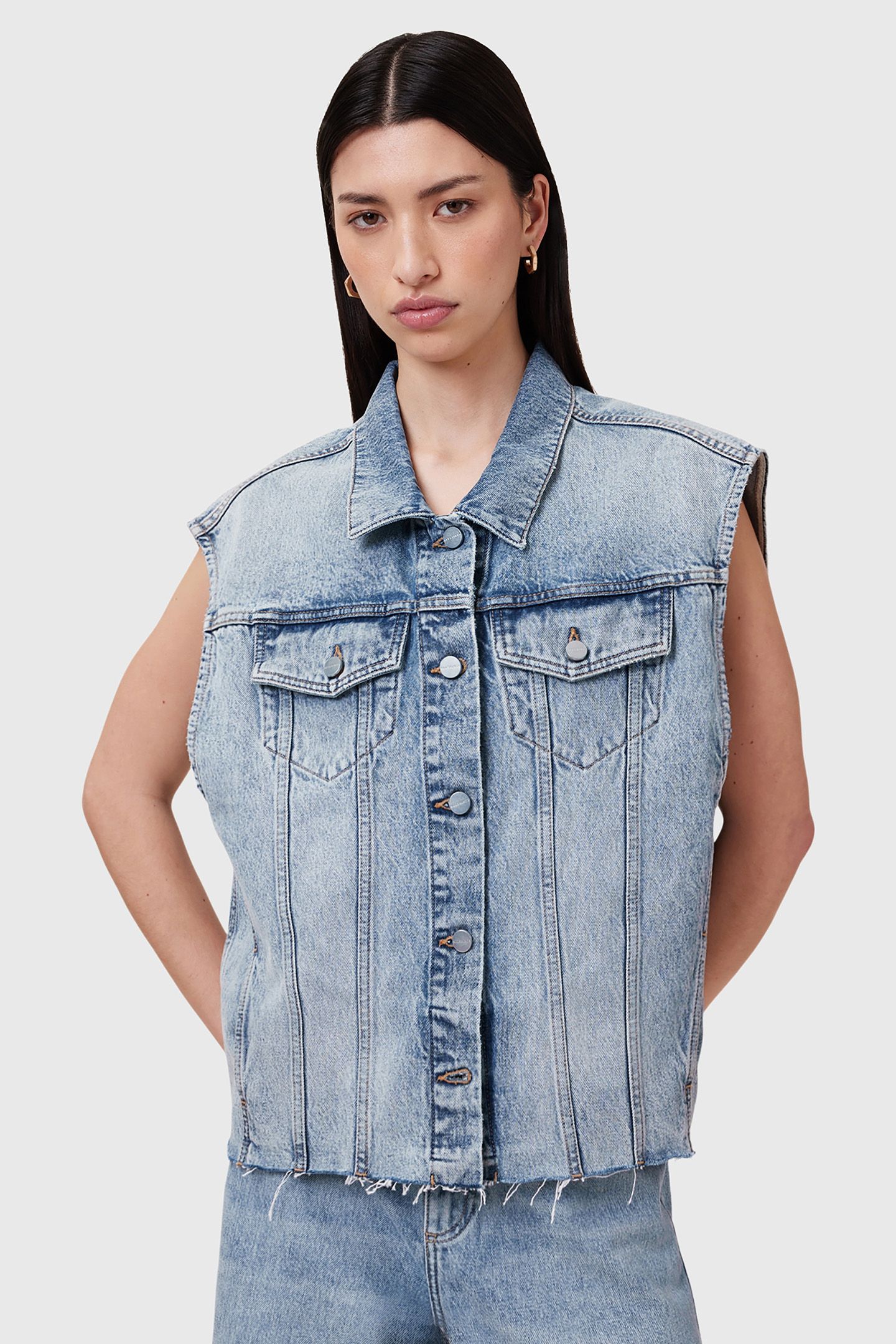 LAURA EMB SL JACKET LIGHT INDIGO 5