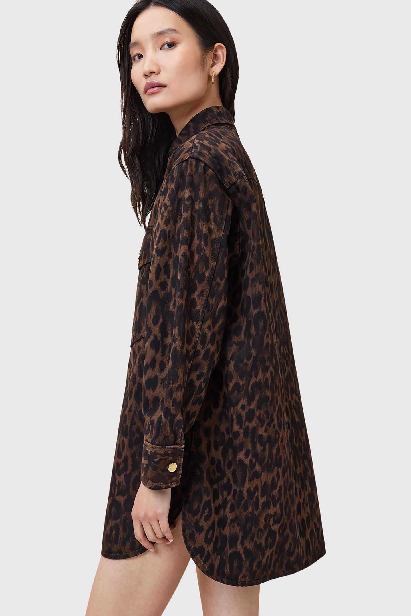 FAYE SHACKET DRESS CAMO BROWN 6