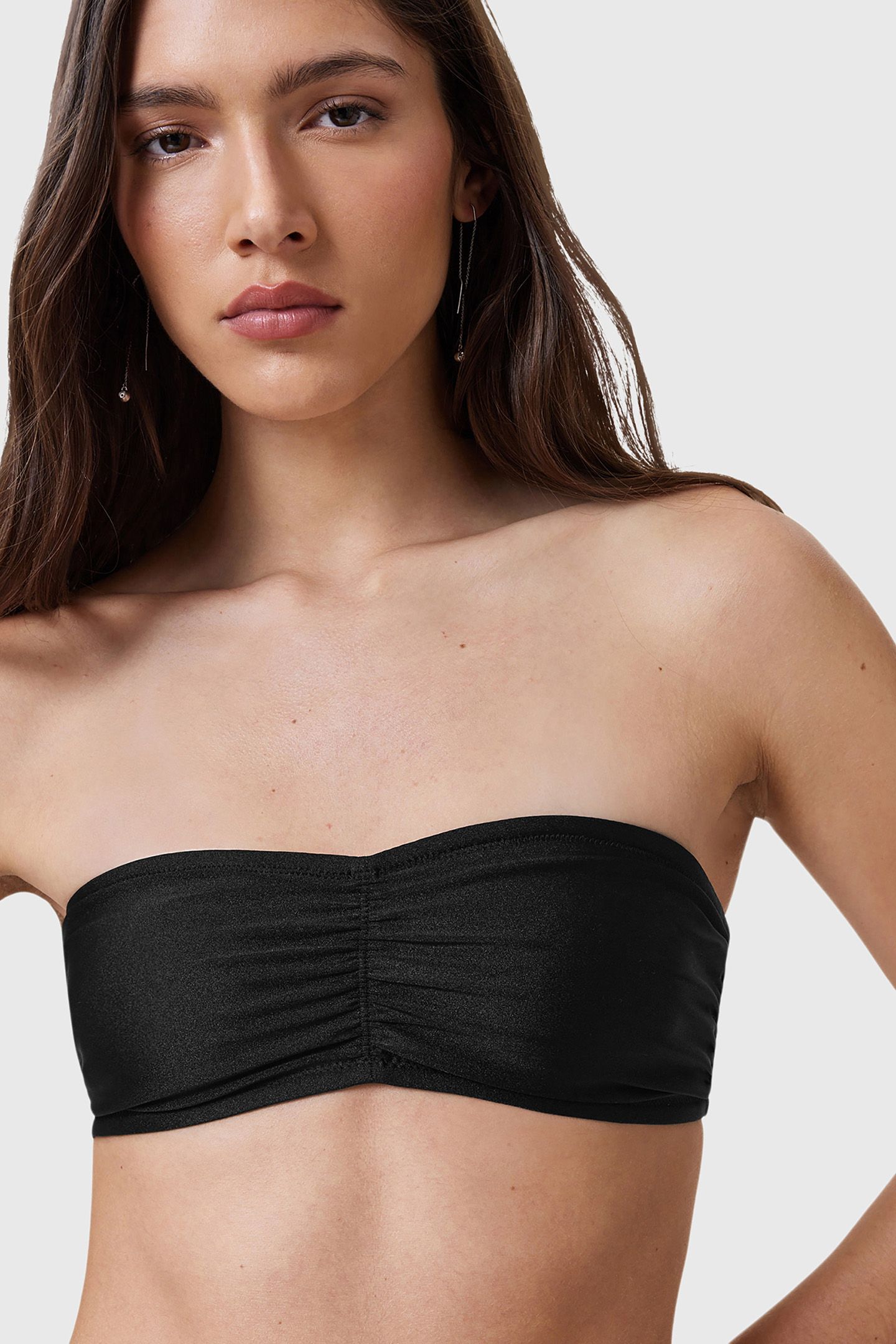COURT BIKINI TOP BLACK SHIMMER 7