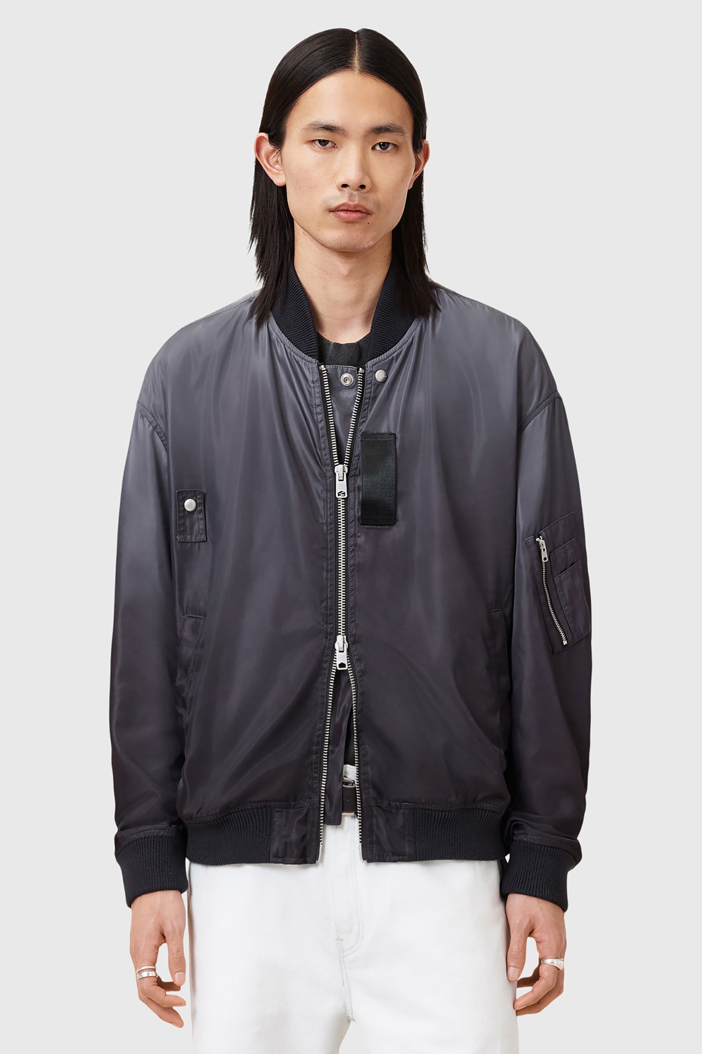 CASCADE BOMBER WASHED BLACK 1