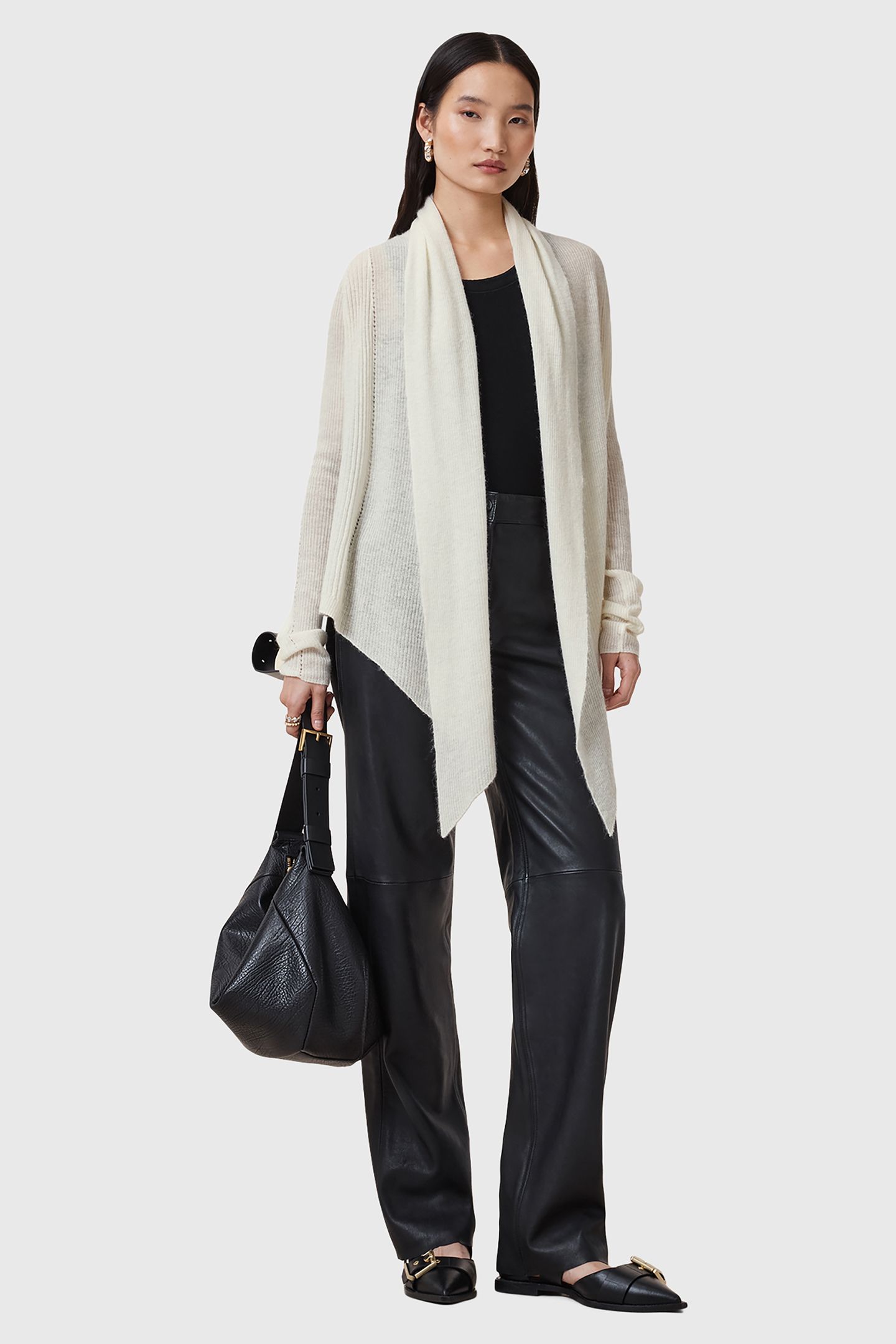 HARPER CARDIGAN CHALK WHITE 5