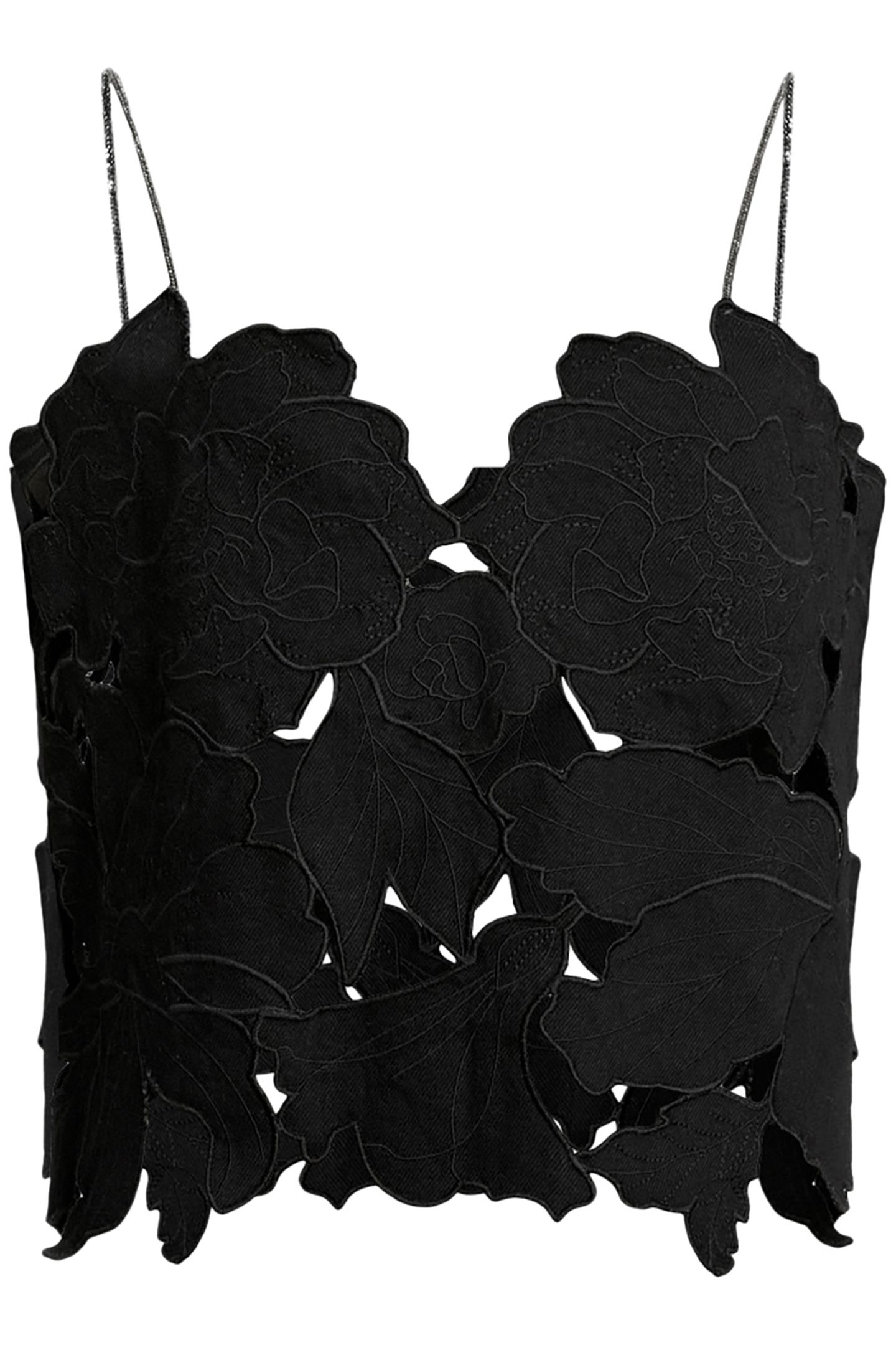 FLORA EMB TOP BLACK 4