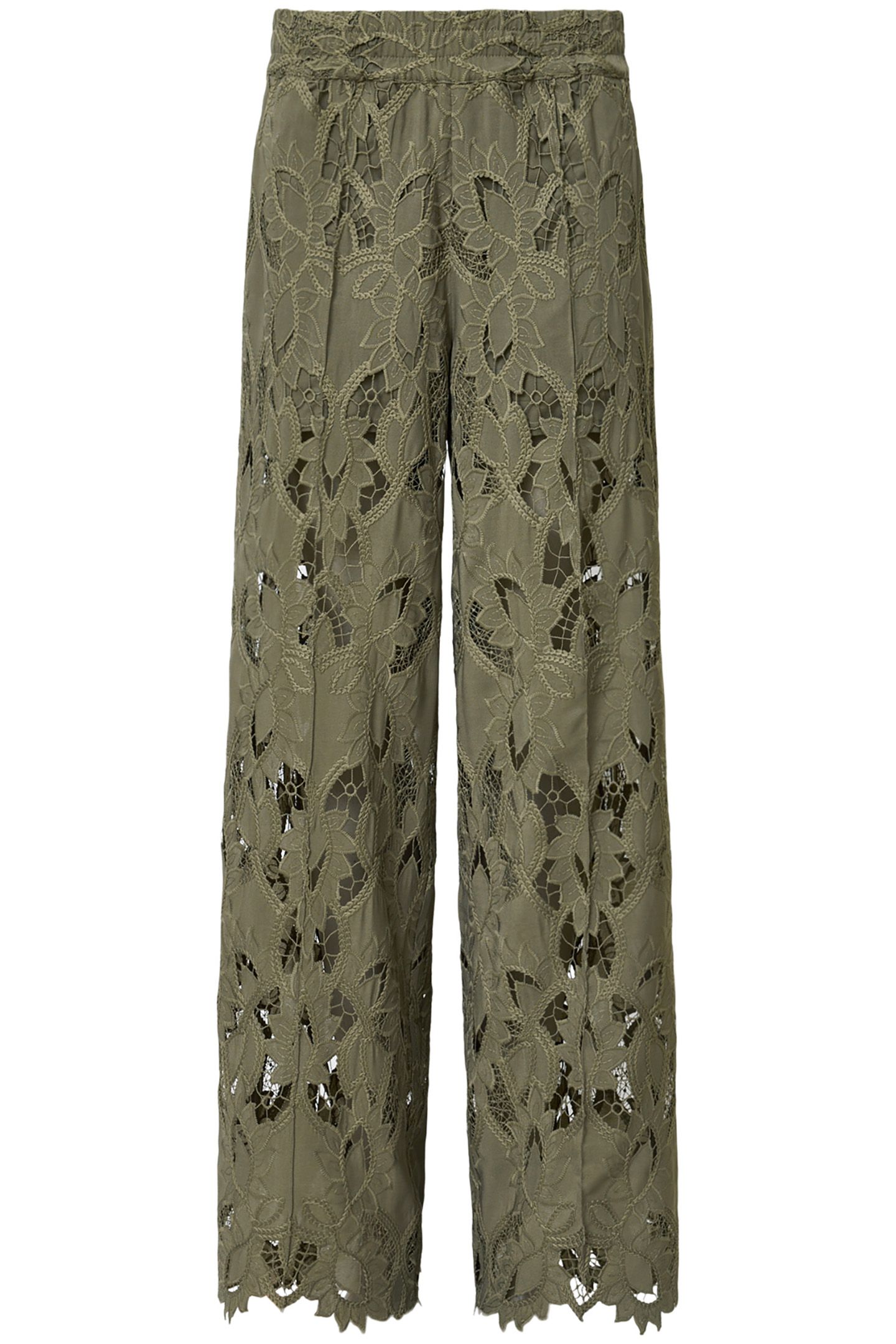 CHARLI EMB TROUSER MERMAID GREEN 5