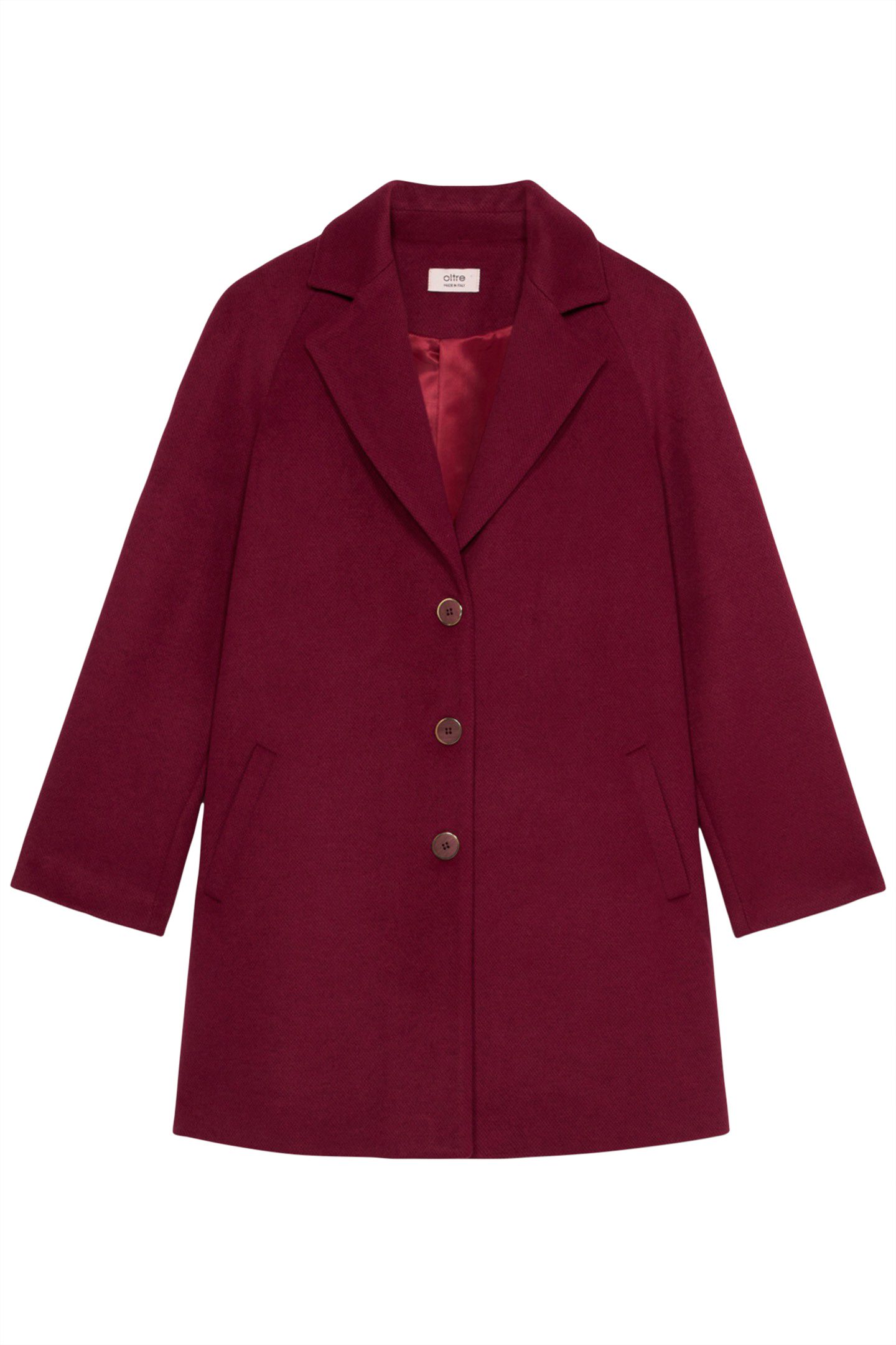 CLOTH COAT BORDEAUX 3