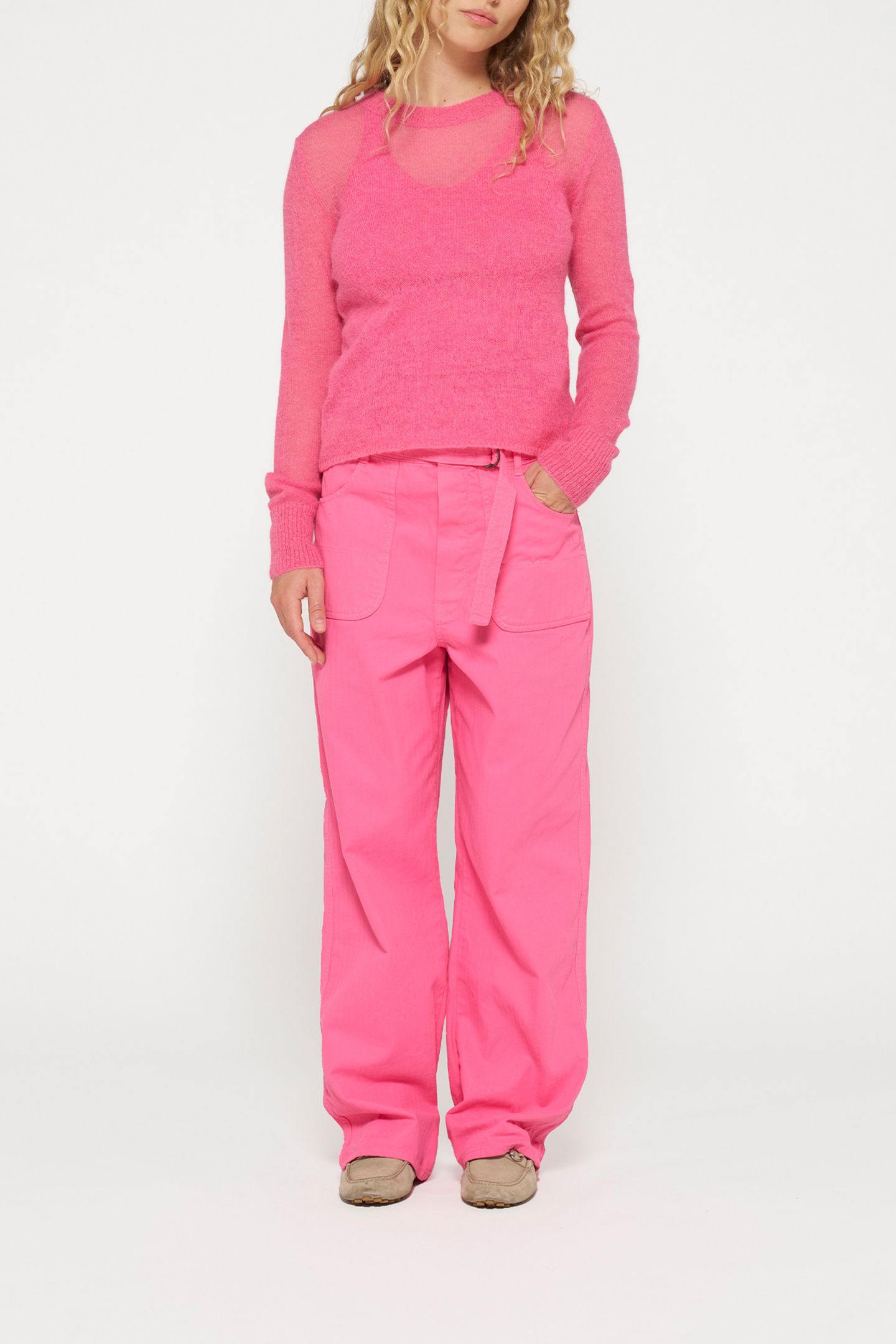 WORKWEAR PANTS BRIGHT PINK 2