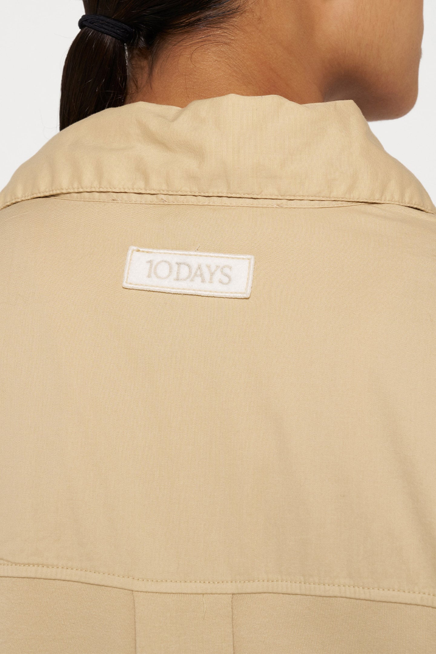 THE BILLIE DRESS POPLIN LIGHT LATTE 7