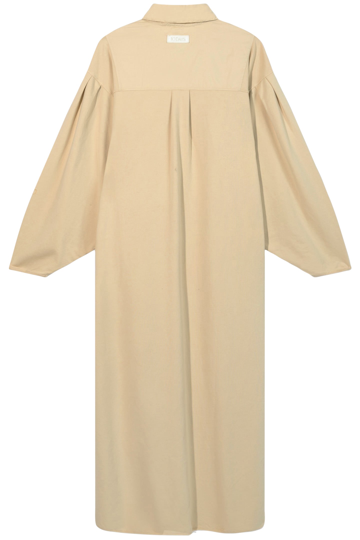 THE BILLIE DRESS POPLIN LIGHT LATTE 4