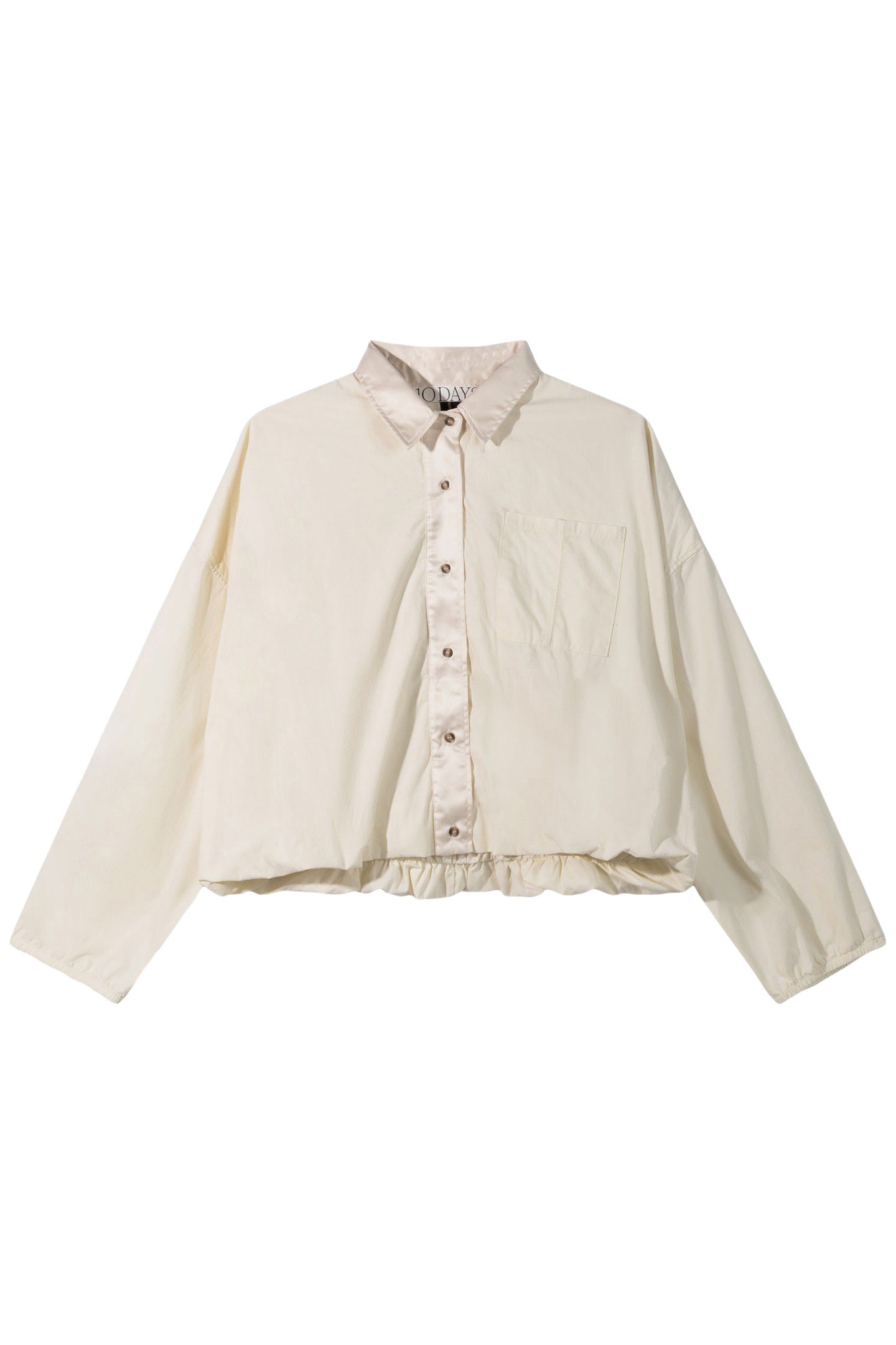 CROPPED SMOKING BLOUSE LIGHT NATURAL 3