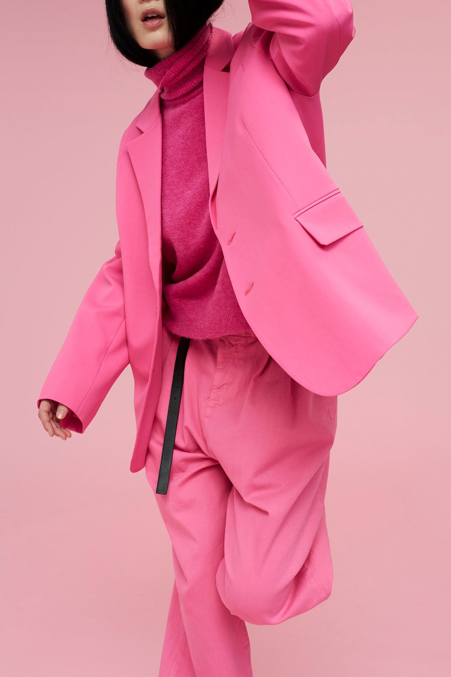 THE POWER BLAZER BRIGHT PINK 9