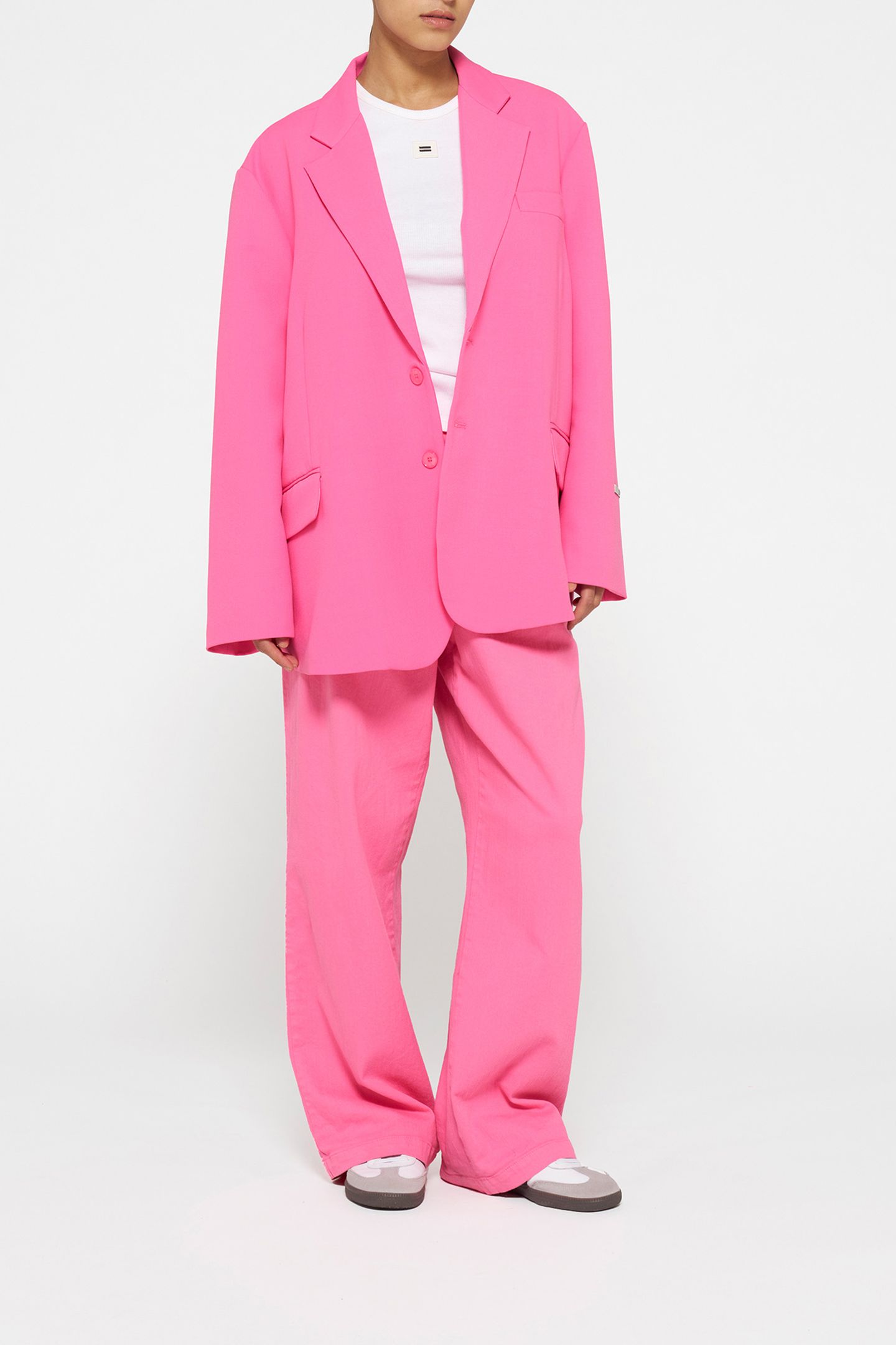 THE POWER BLAZER BRIGHT PINK 2