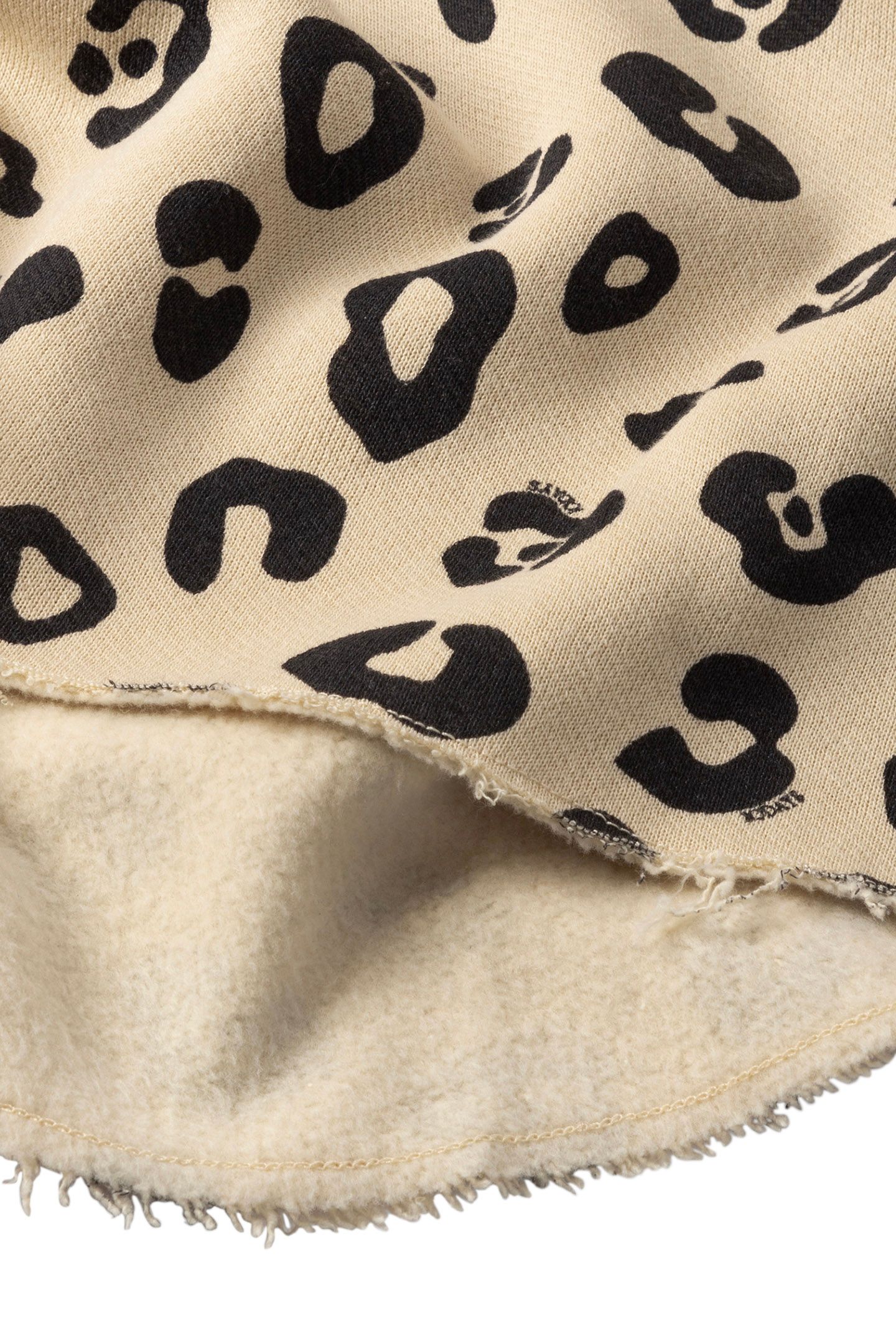 RAW EDGE SWEATER LEOPARD OYSTER 8