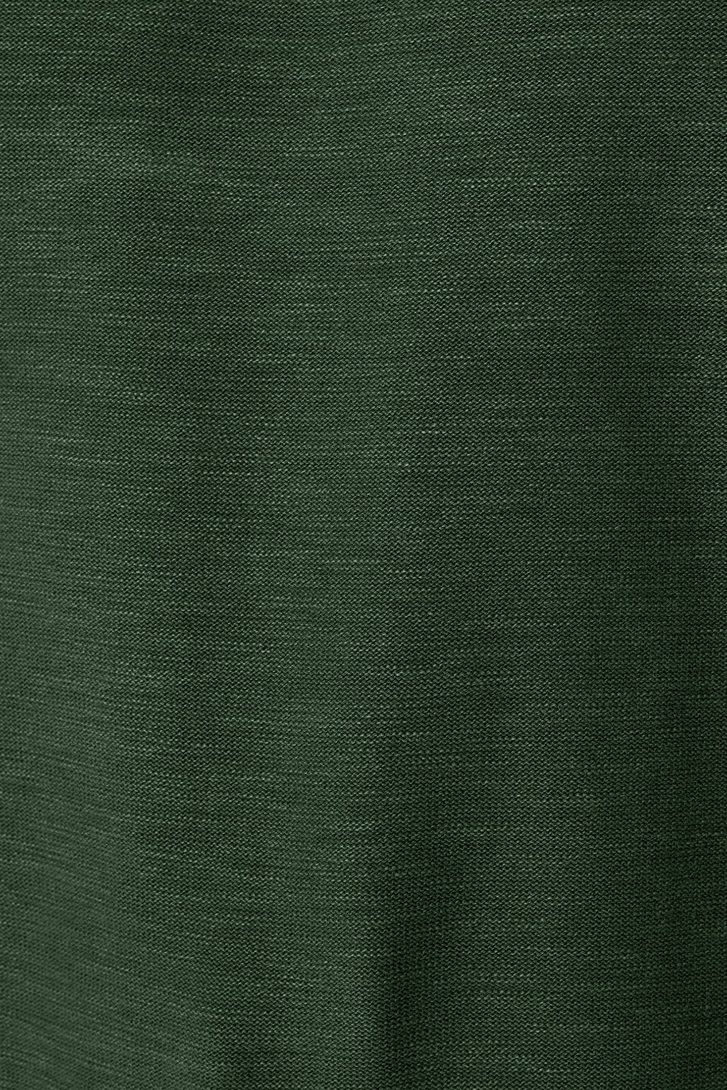PULLOVER CREWNECK GARMENT DYED + STONE WASHED DARK GREEN 7