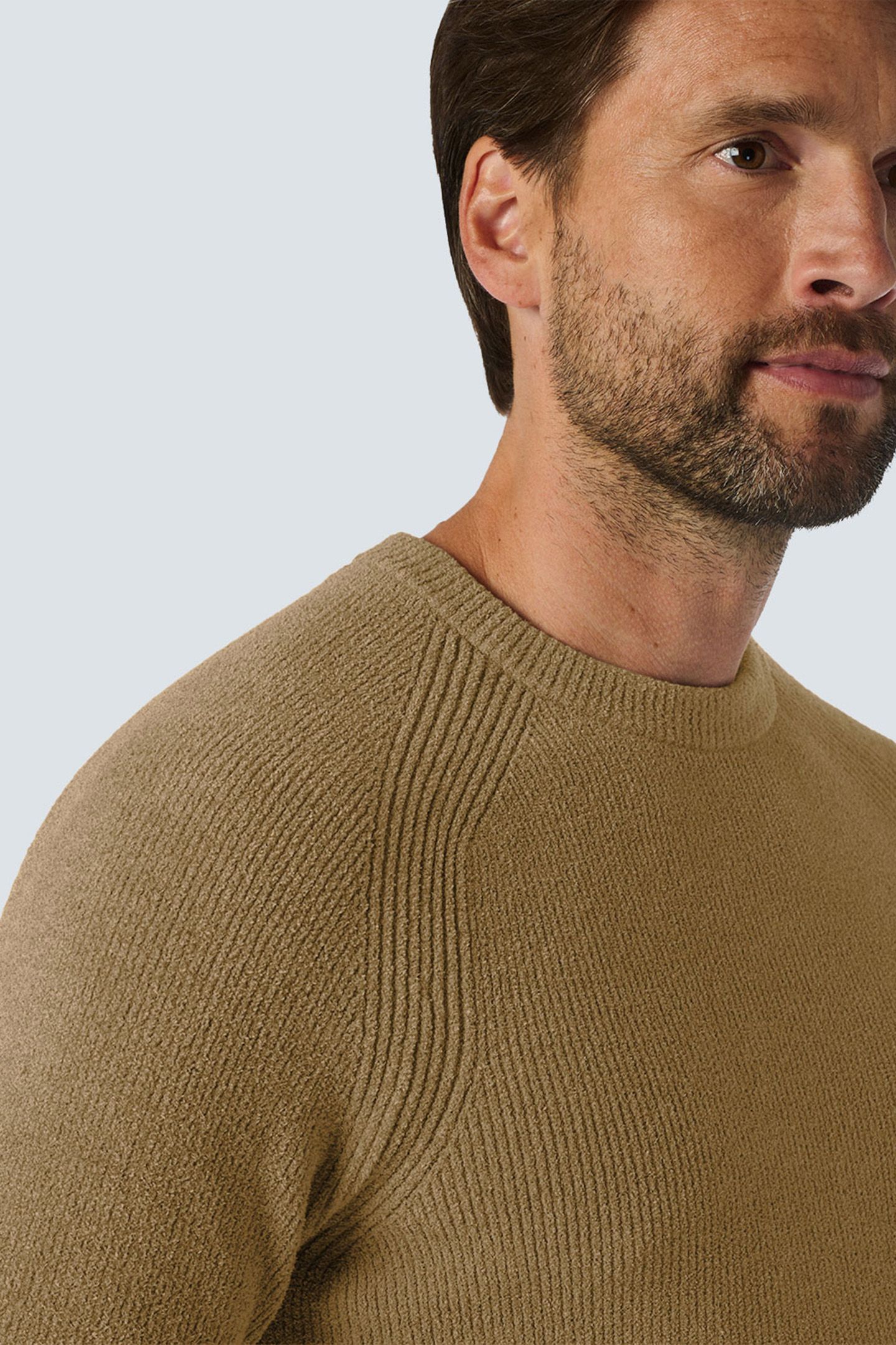 PULLOVER CREWNECK RIBKNIT SUPER SOFT KHAKI 6