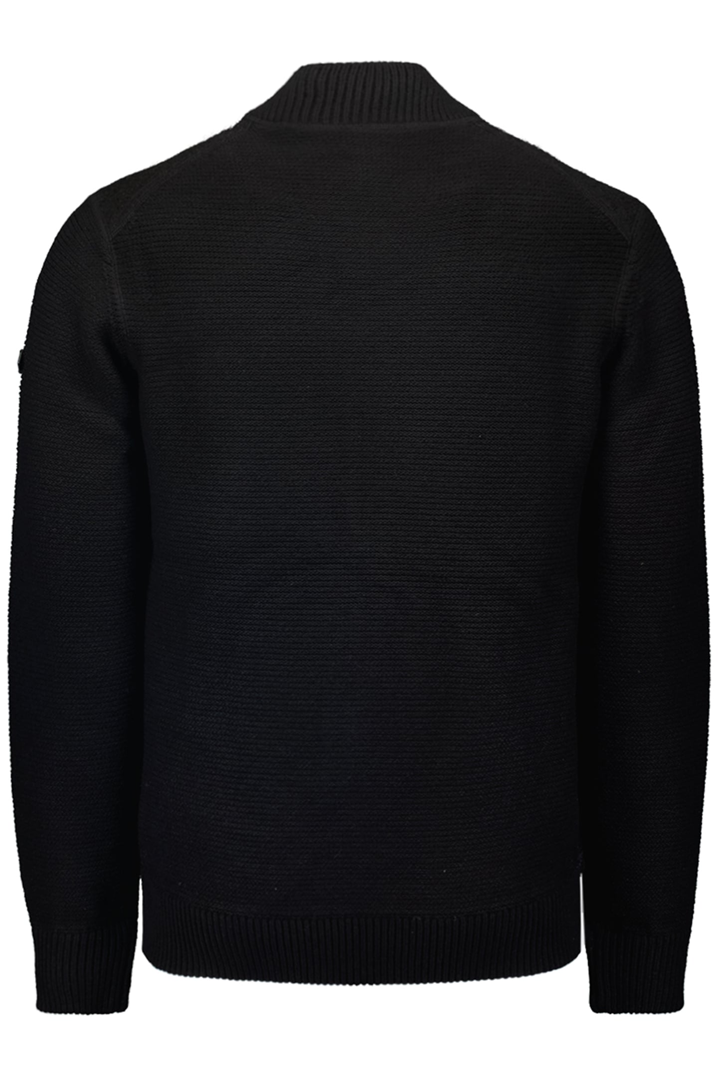 CARDIGAN BOMBER WITH WOOL BLACK 5