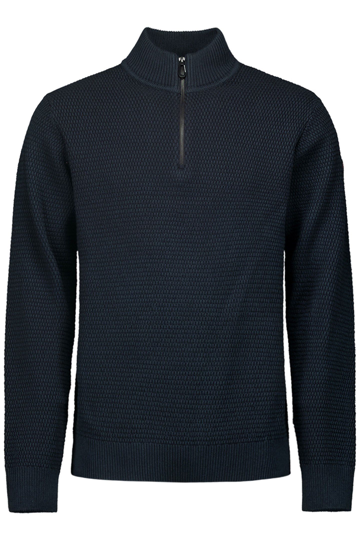 PULLOVER HALF ZIPPER 2 COLOURED MELANGE NIGHT 3