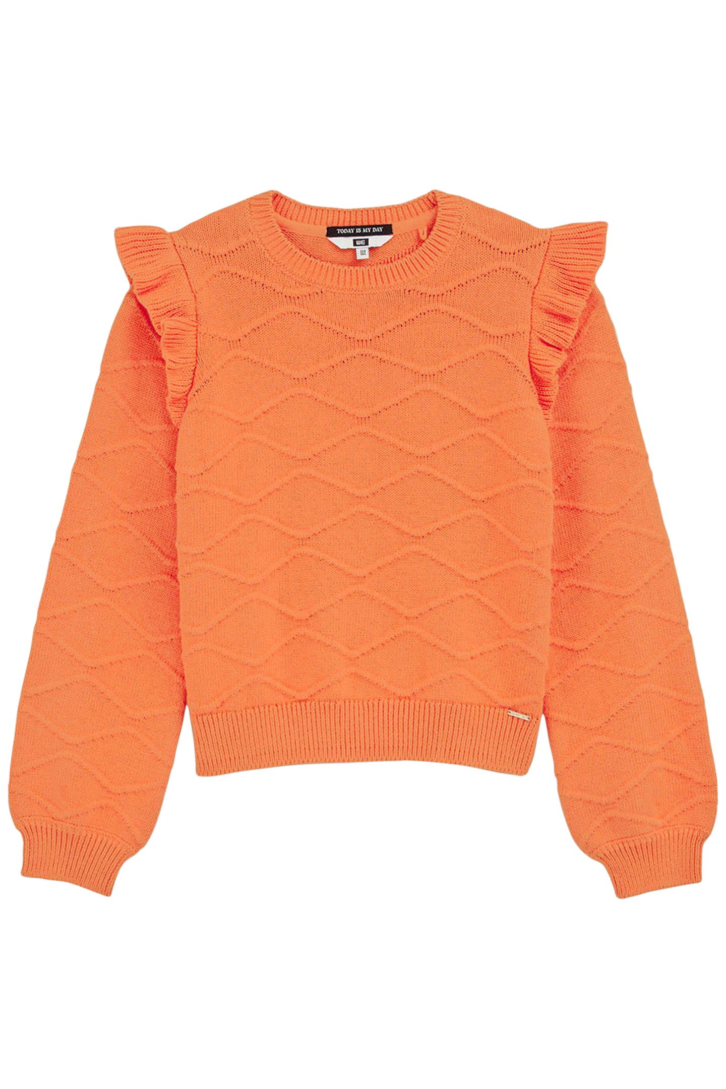 KNITTED PULLOVER CORAL PINK 3