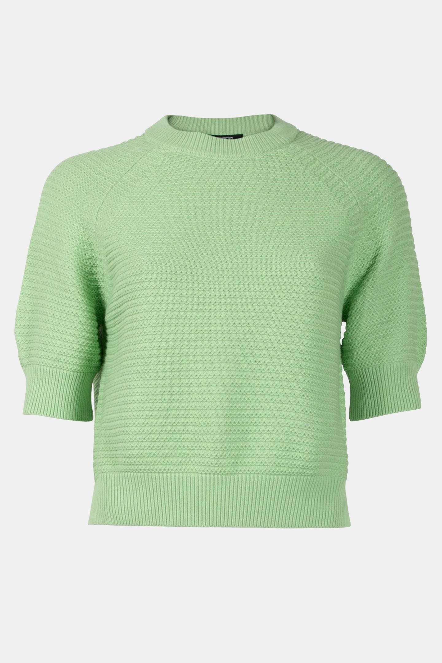 LILY SS HIGH NECK TOP APPLE GREEN 4