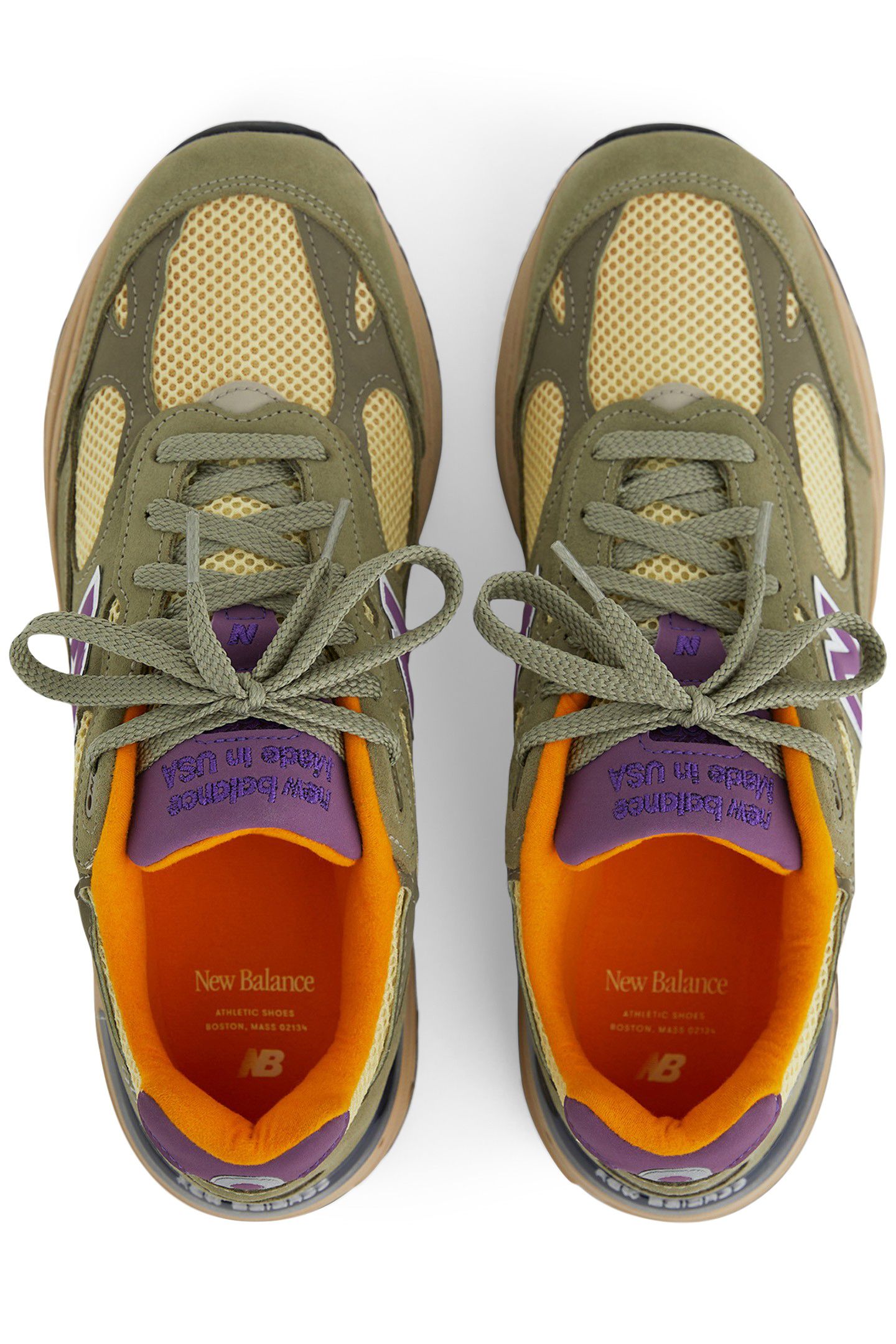 U993OL MADE IN USA SNEAKERS IN OLIVE LEAF 3