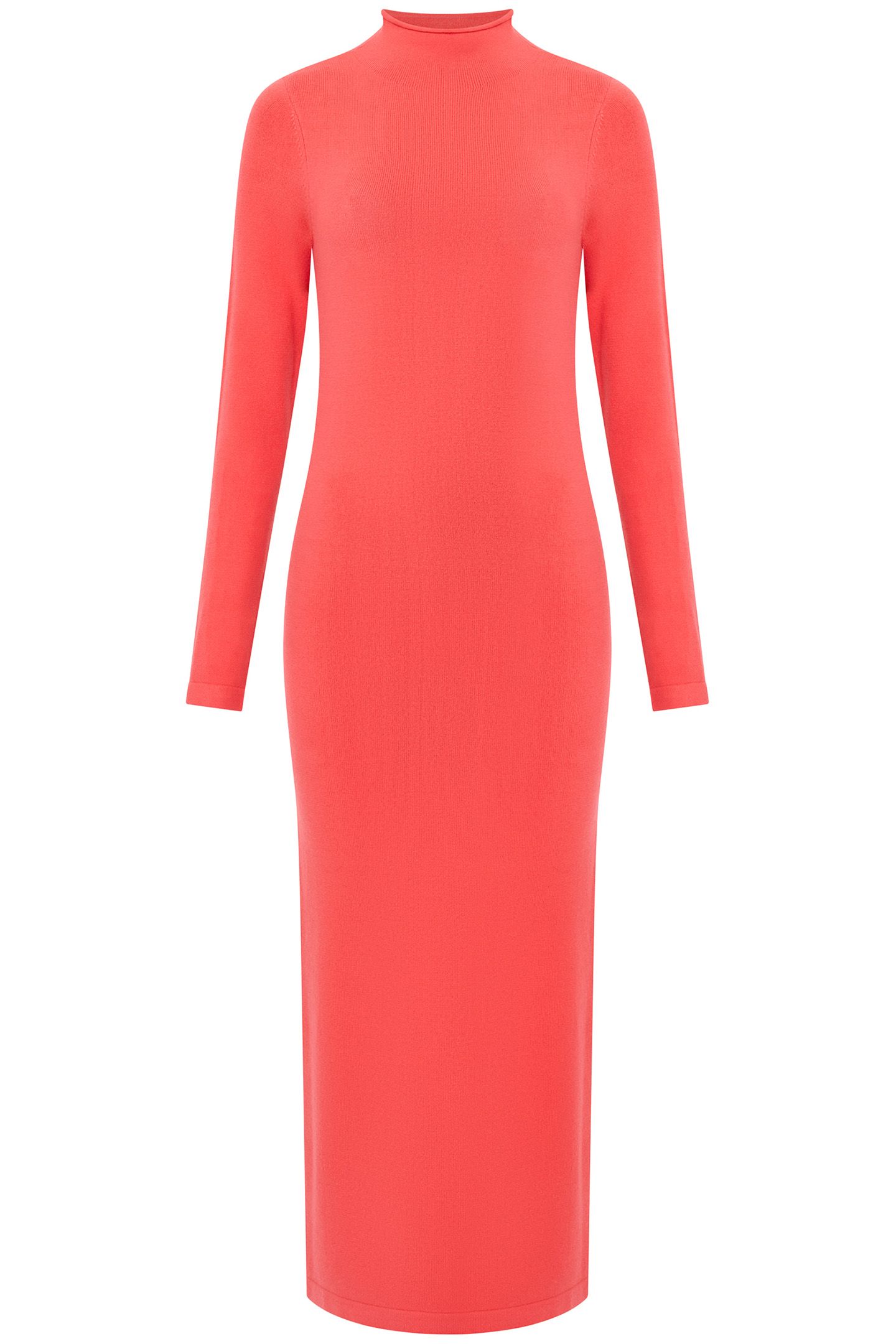BABYSOFT ROLL NK DRESS CAYENNE RED 3