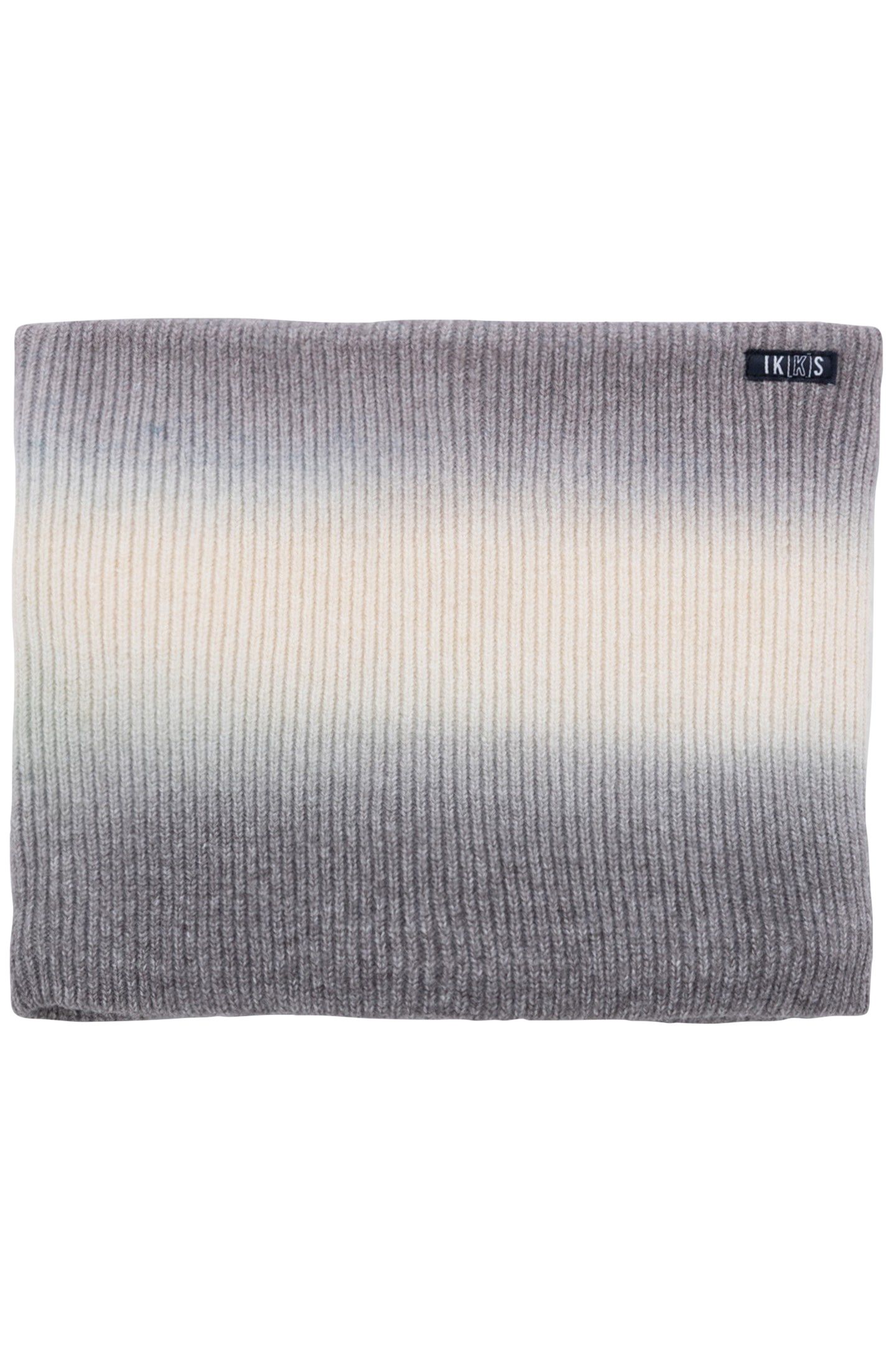 BOY'S GREY TIE-AND-DYE KNIT SNOOD 1